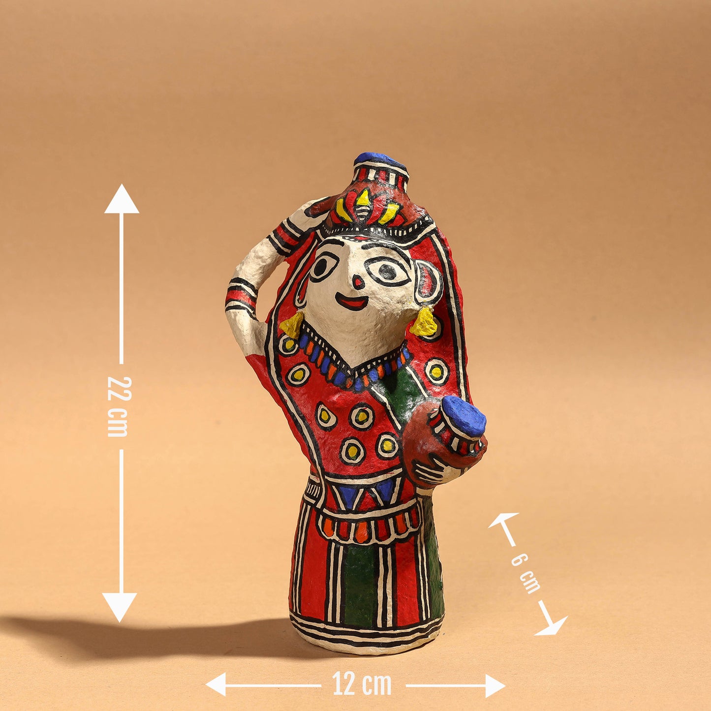 Hand Painted Paper Mache Decor