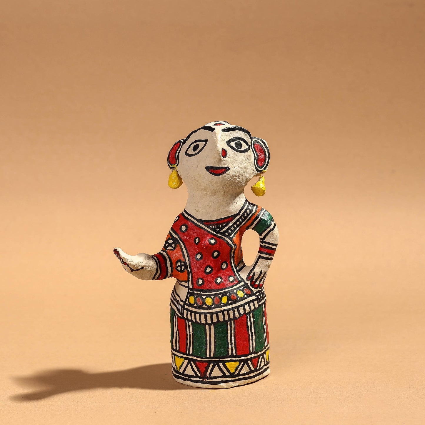 Hand Painted Paper Mache Decor