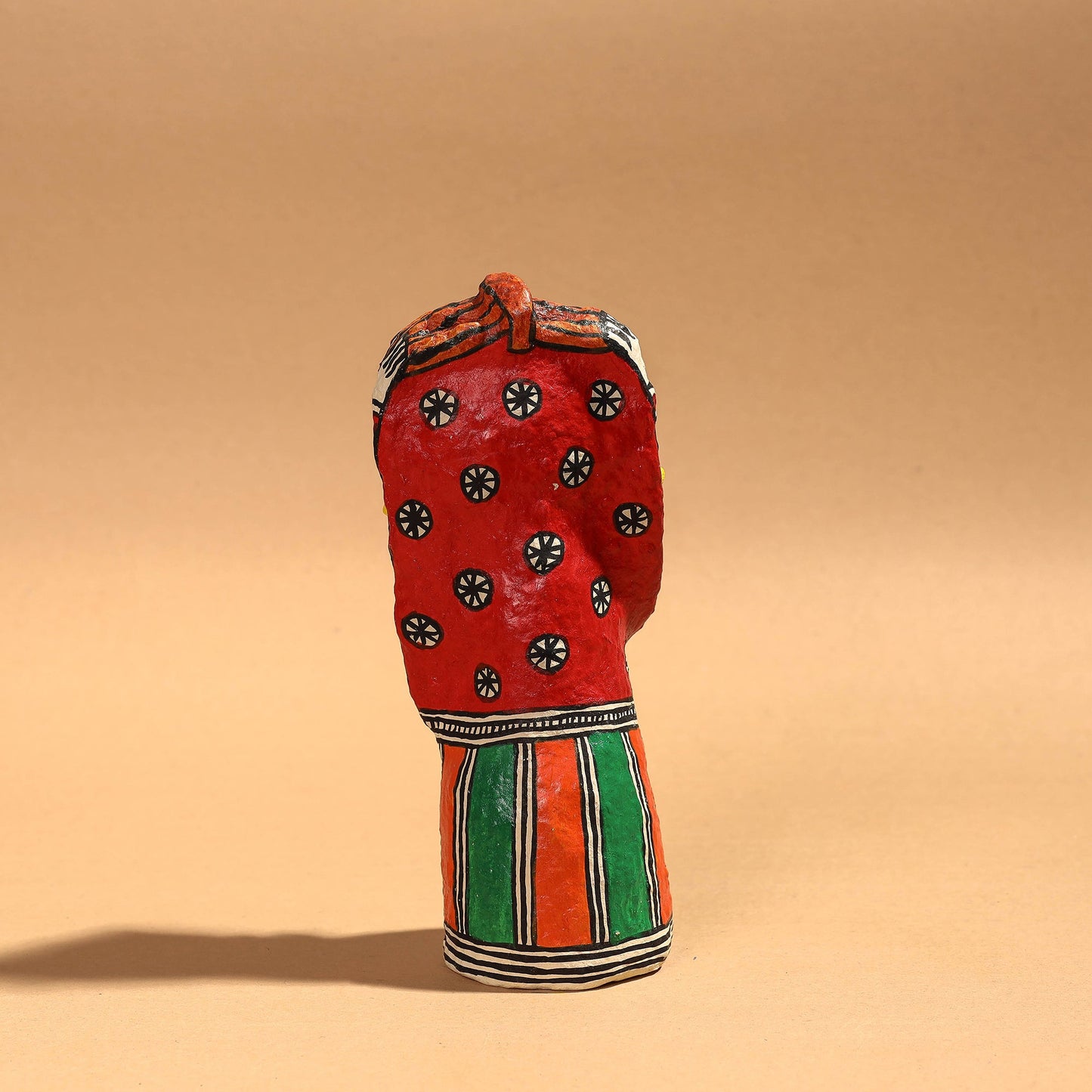Doll - Madhubani Handpainted Paper Mache Home Decor Item