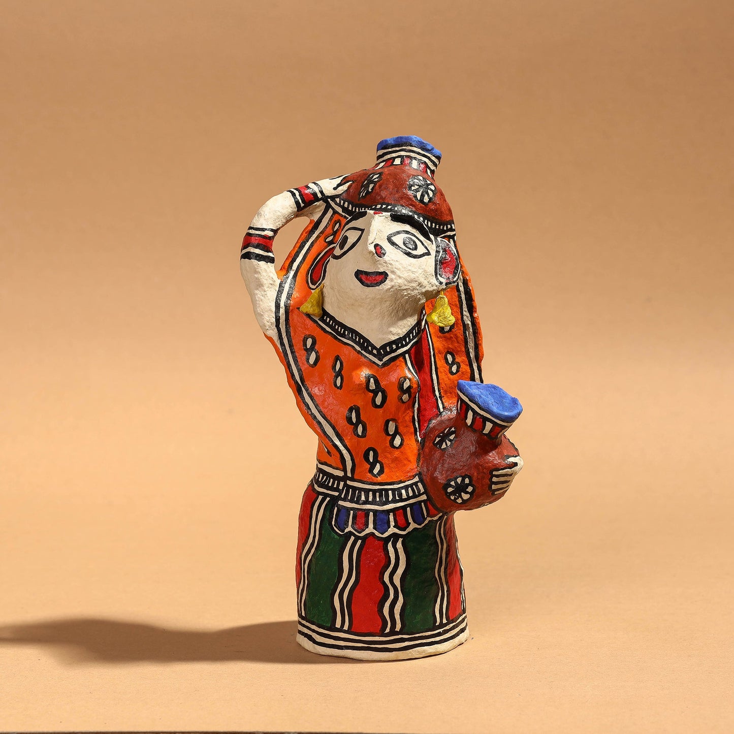 Hand Painted Paper Mache Decor