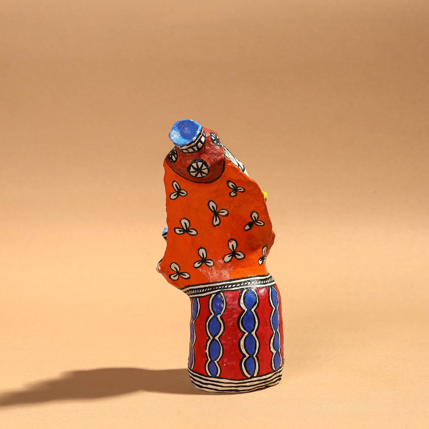 Doll - Madhubani Handpainted Paper Mache Home Decor Item Online l iTokri.com
