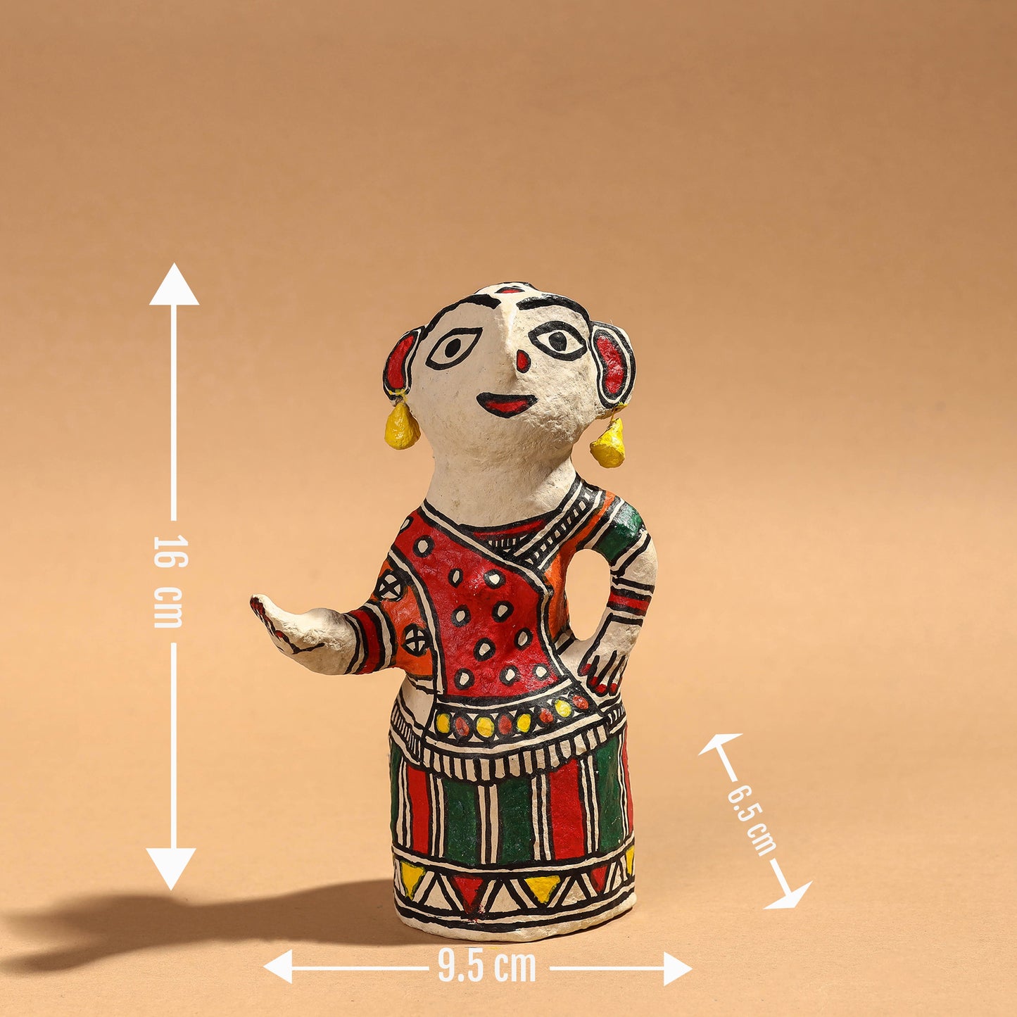 Hand Painted Paper Mache Decor