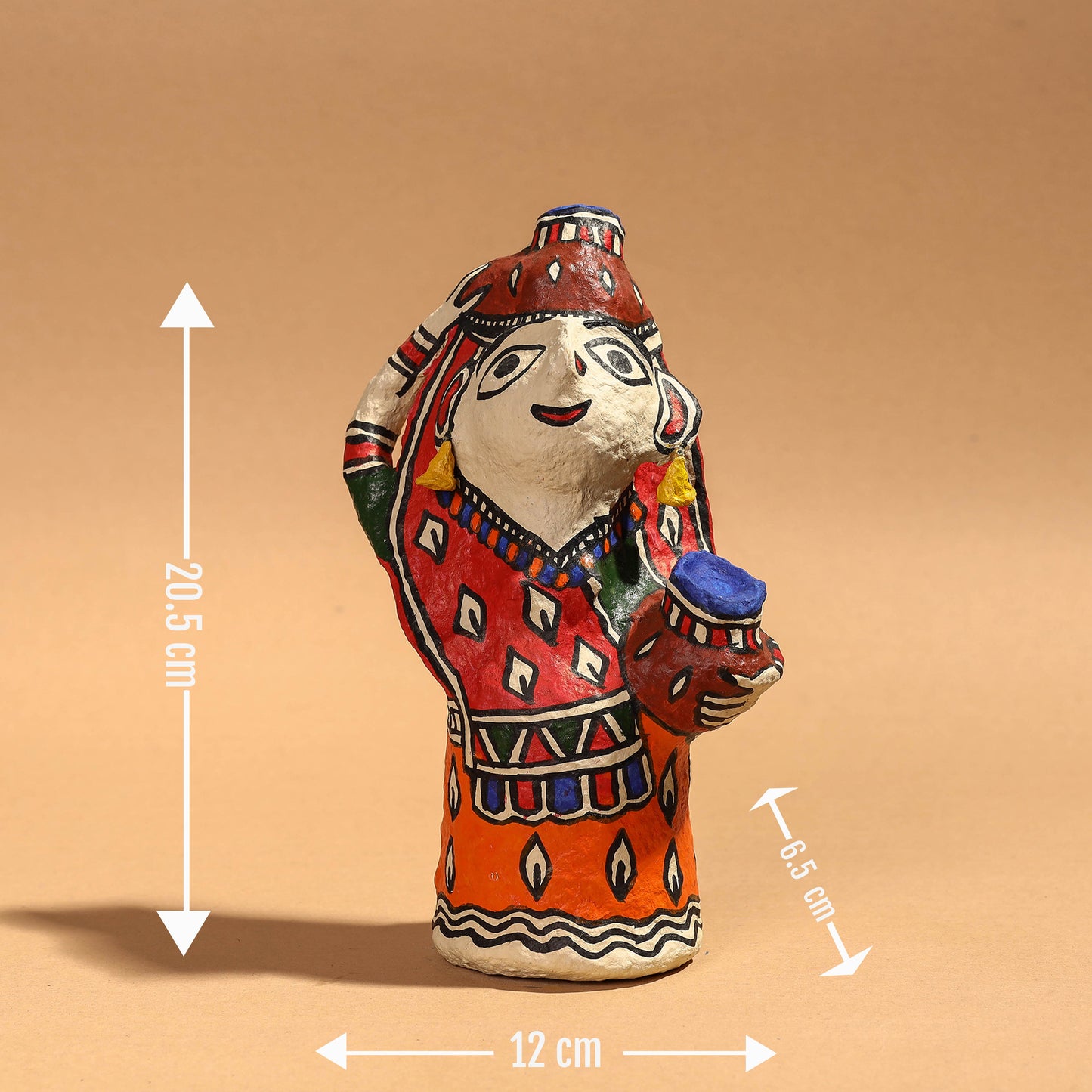 Hand Painted Paper Mache Decor