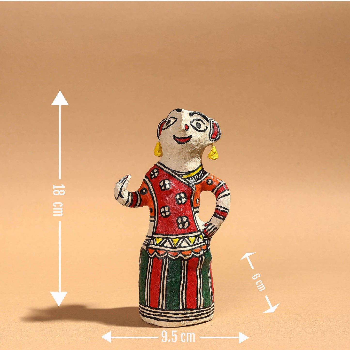 Hand Painted Paper Mache Decor