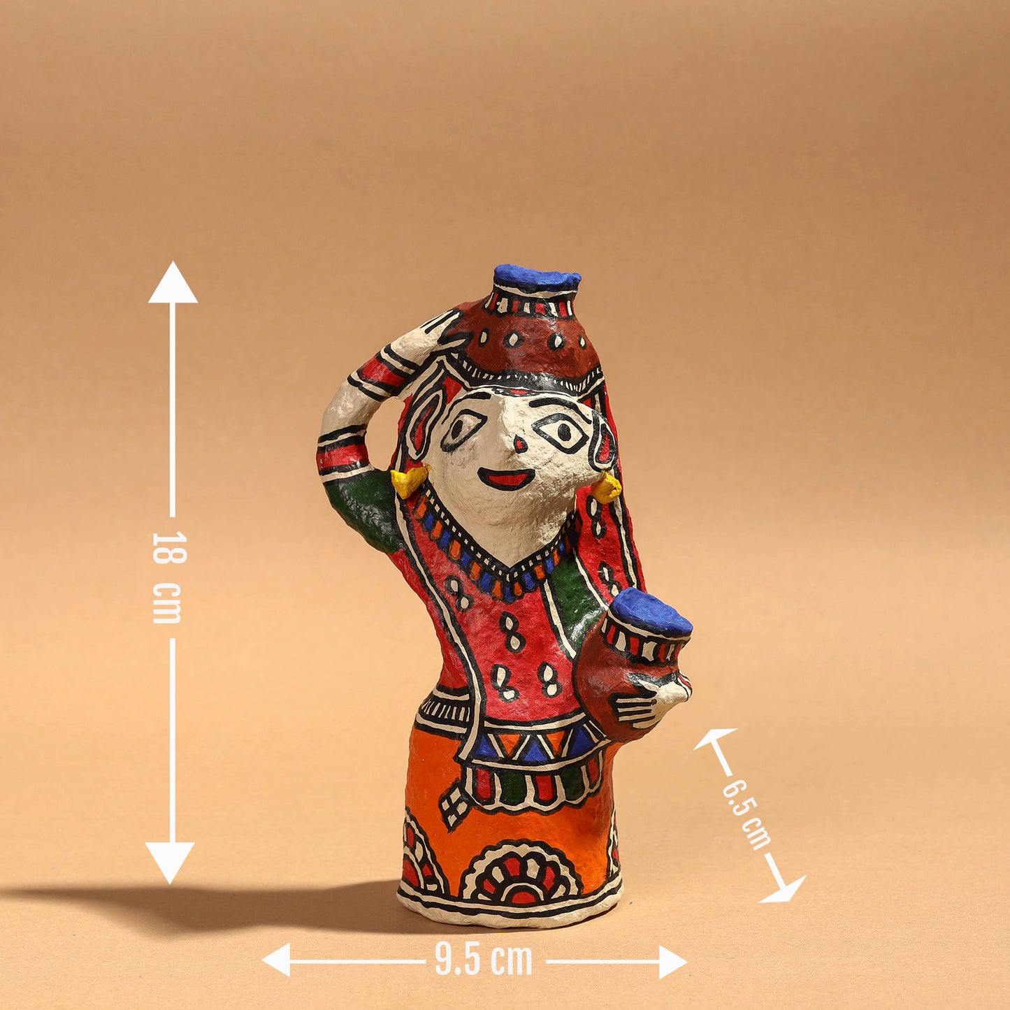 Hand Painted Paper Mache Decor