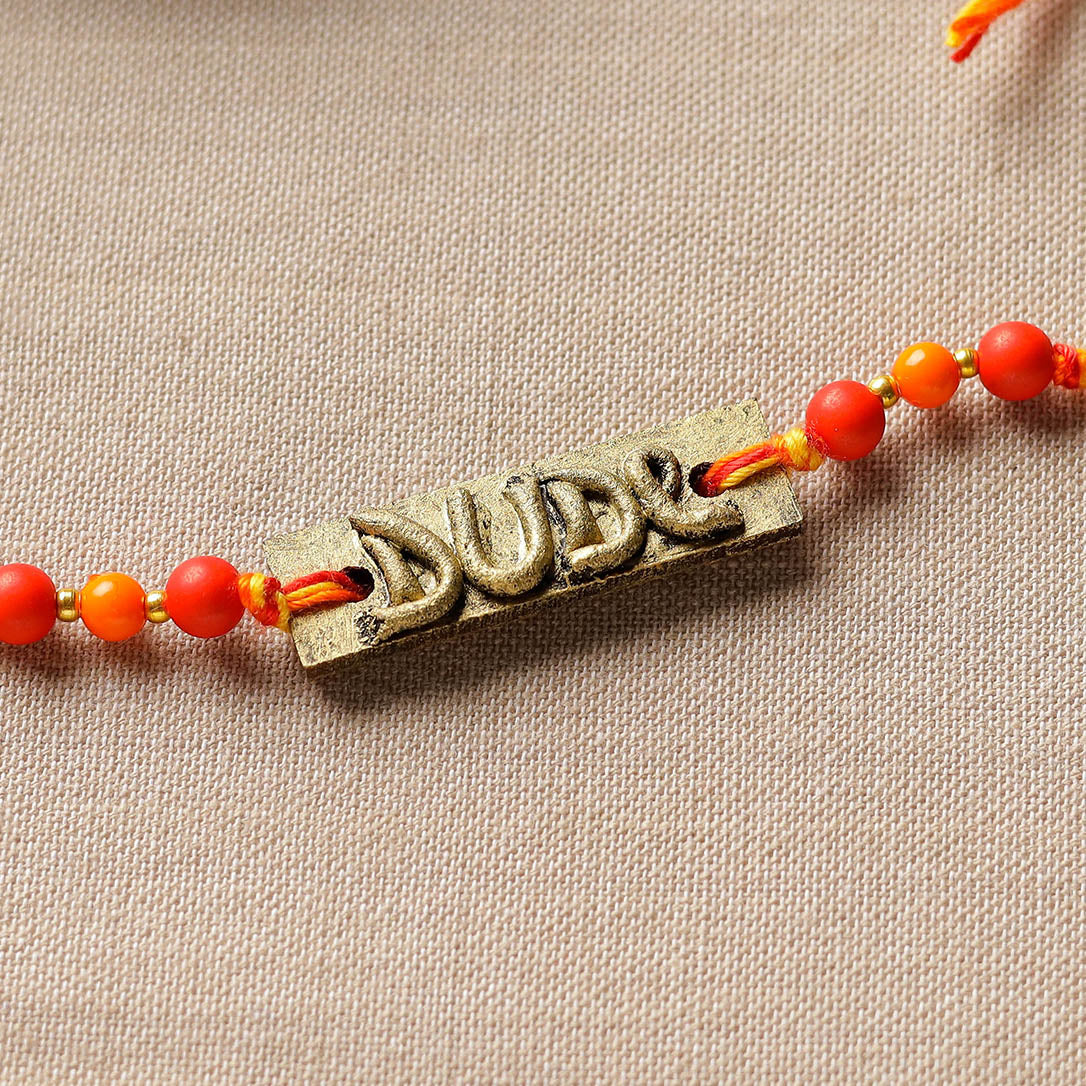 Dude - Beadwork Rakhi by Divine Guidance Creations 131