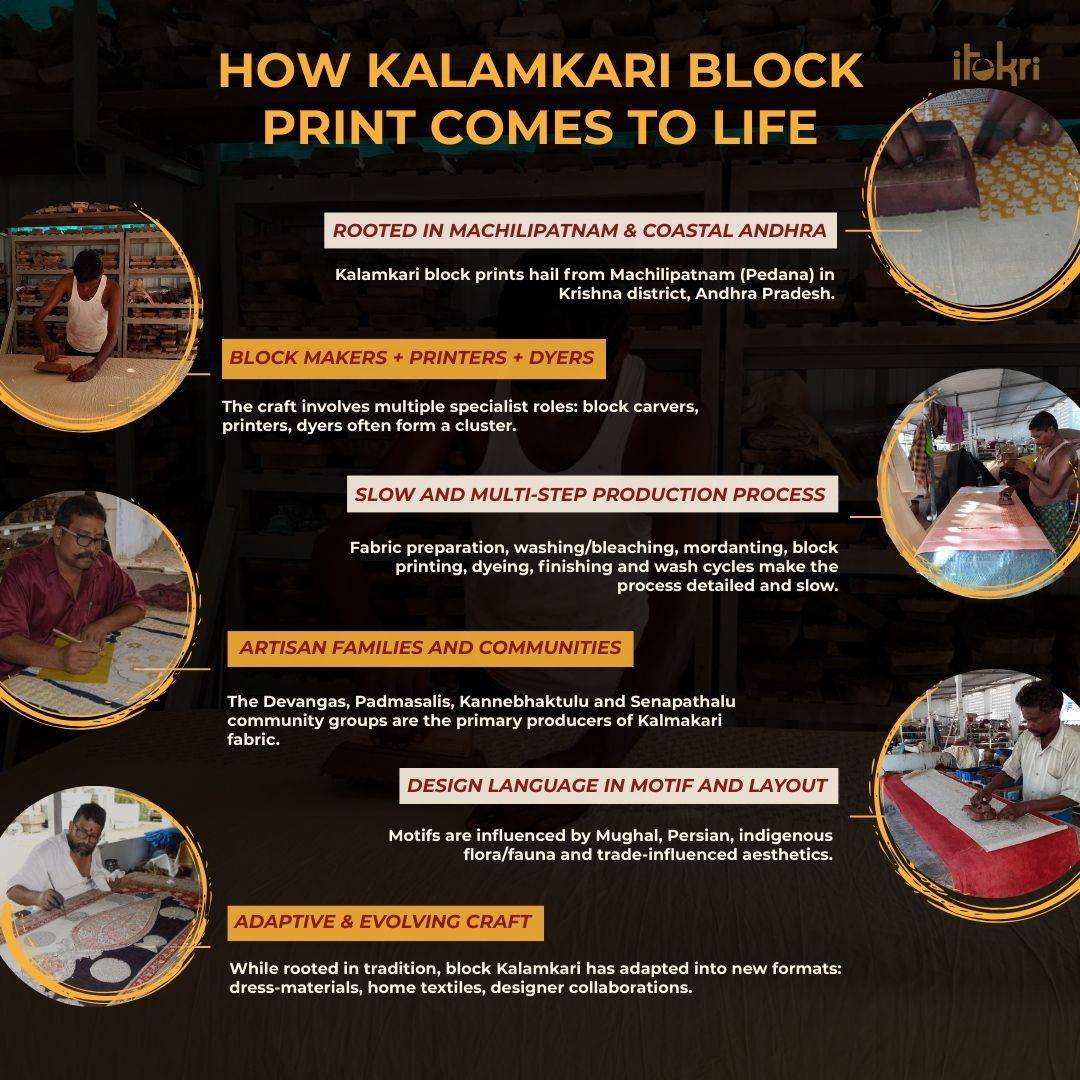 Red - pedana natural dyed hand wool kalamkari stole 13