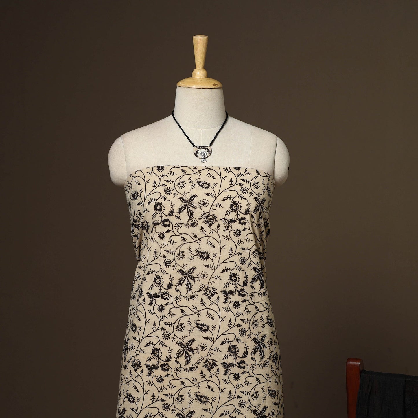 2pc cotton unstitched pedana kalamkari dress material