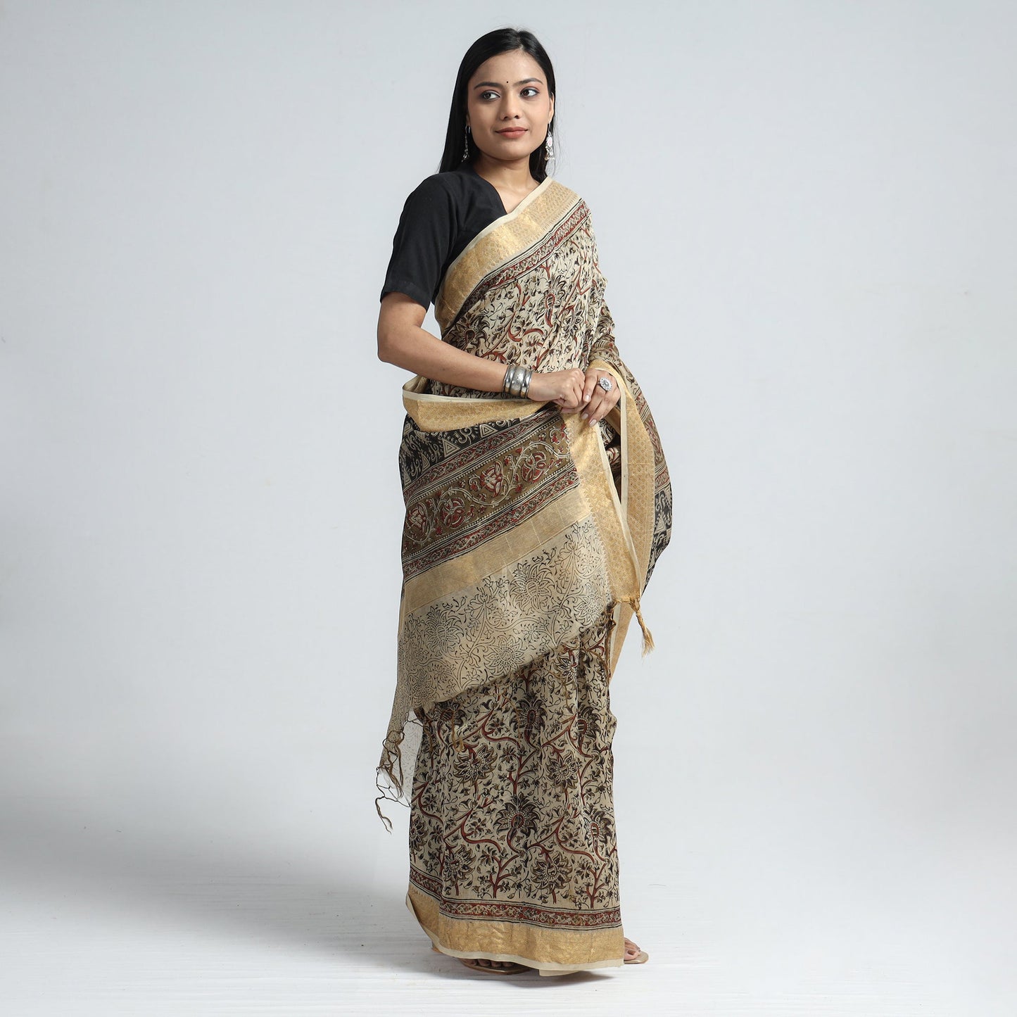 kalamkari Saree