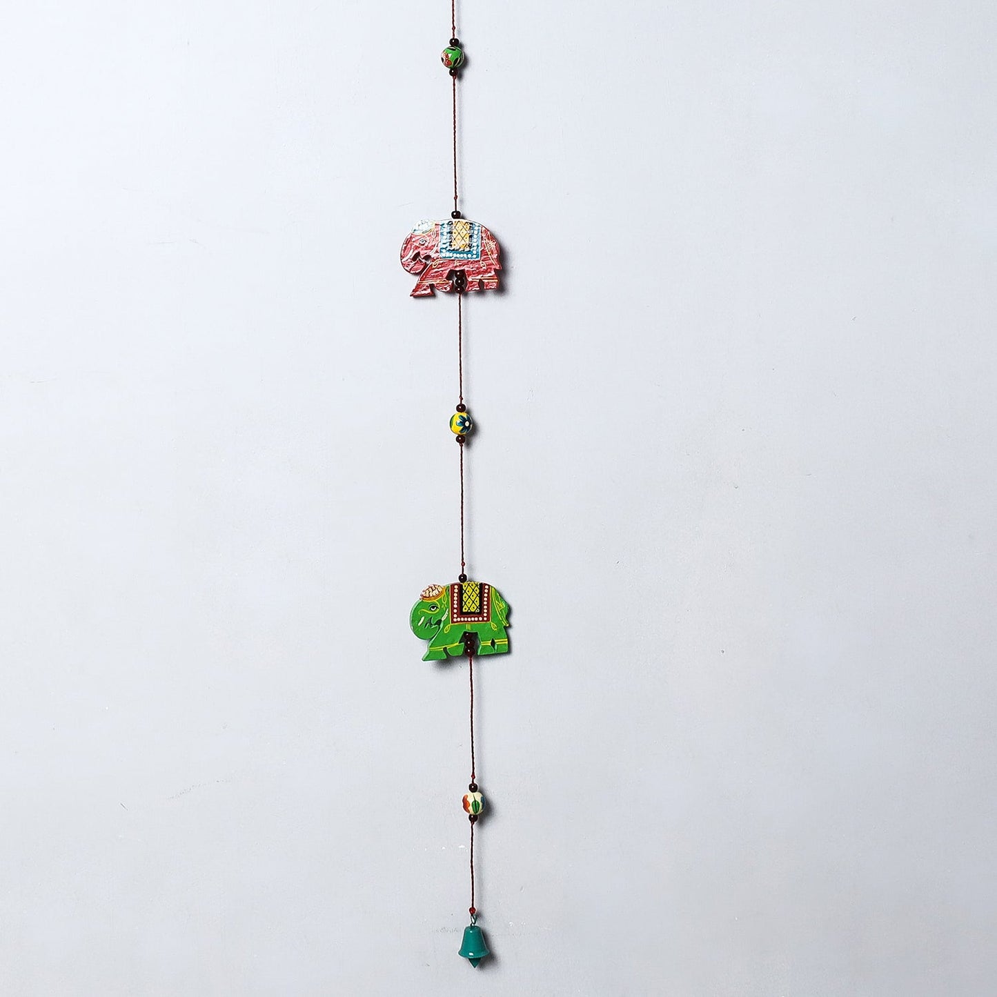 Elephant - Banaras Handpainted Wooden Hanging