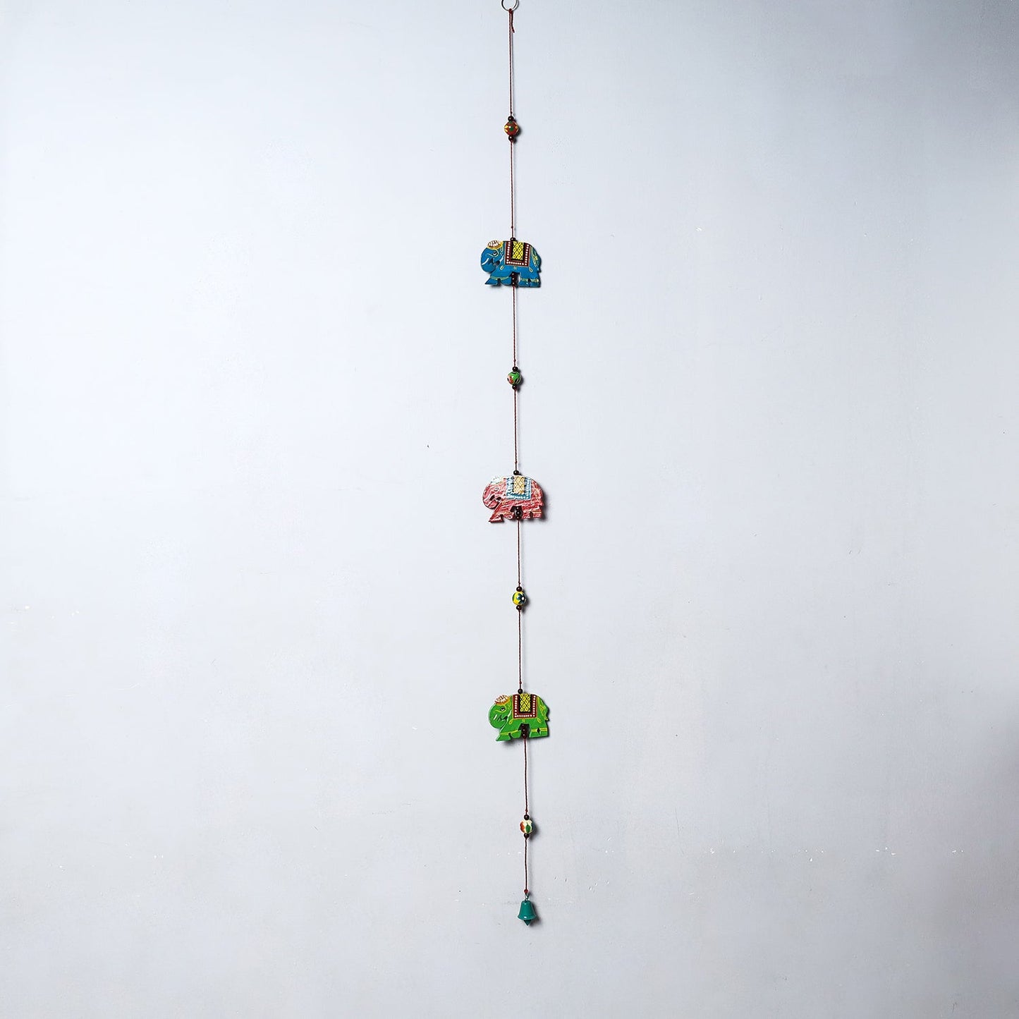 Elephant - Banaras Handpainted Wooden Hanging