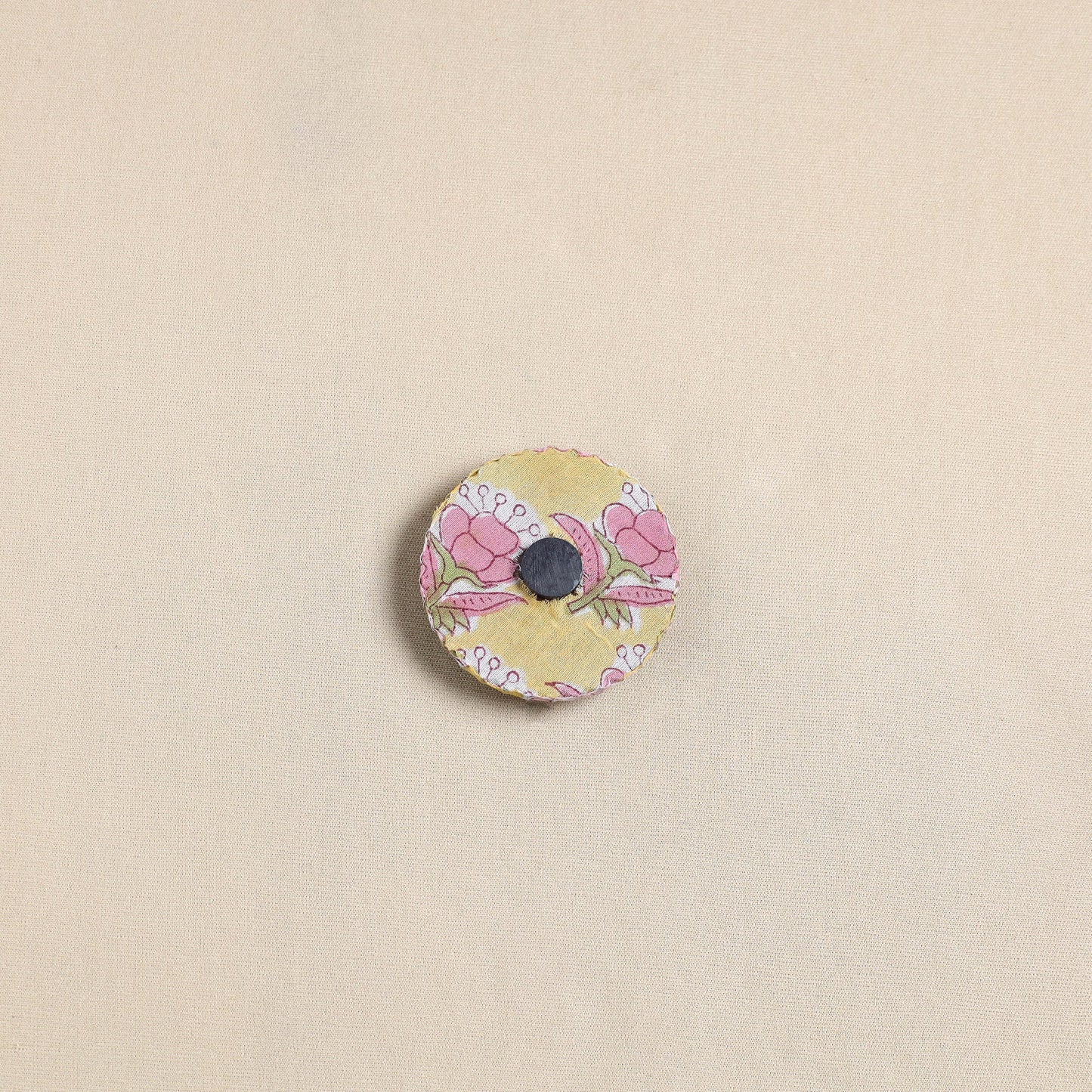 Elephant - Handmade Fabart Wooden Magnet