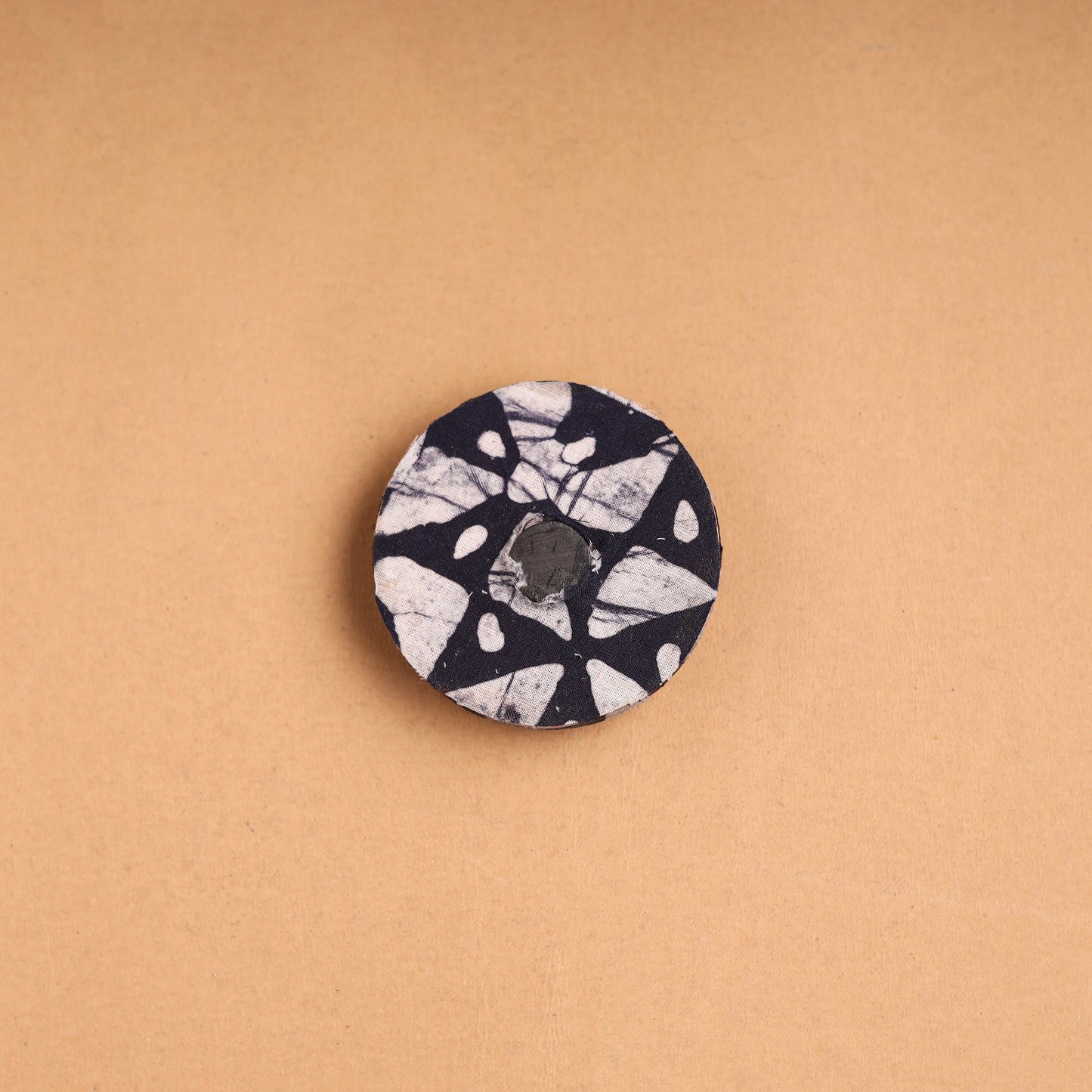 Elephant - Handmade Fabart Wooden Magnet