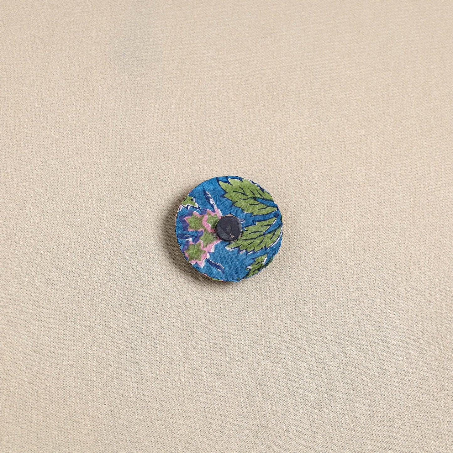 Elephant - Handmade Fabart Wooden Magnet