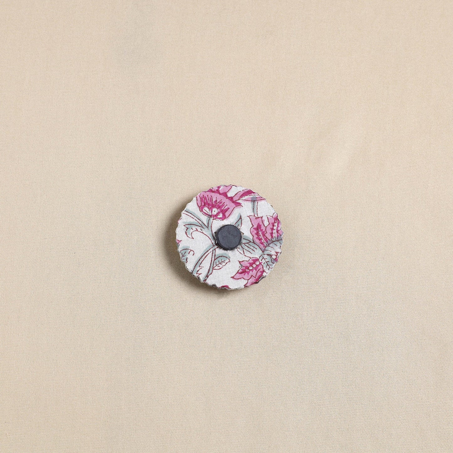 Elephant - Handmade Fabart Wooden Magnet