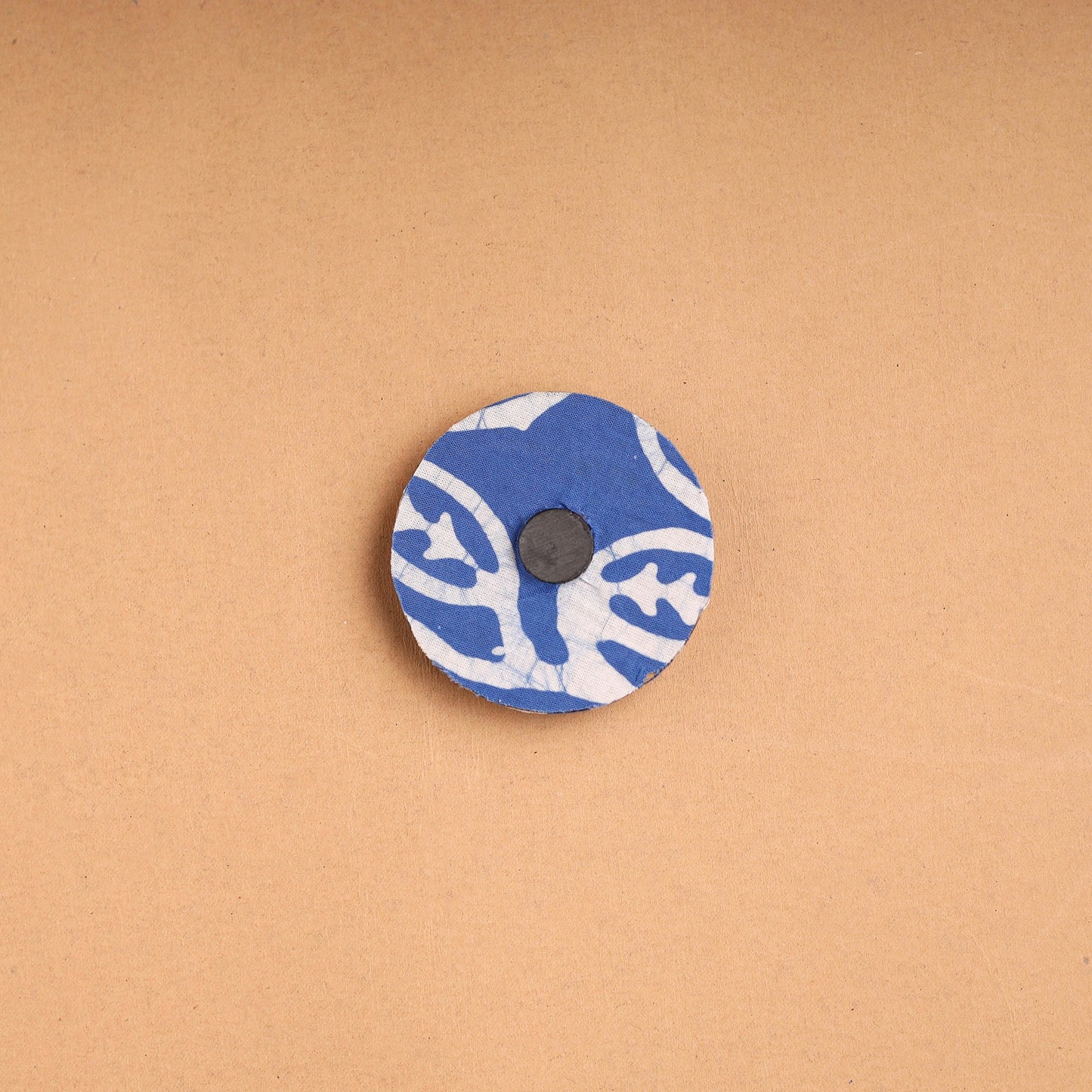 Elephant - Handmade Fabart Wooden Magnet
