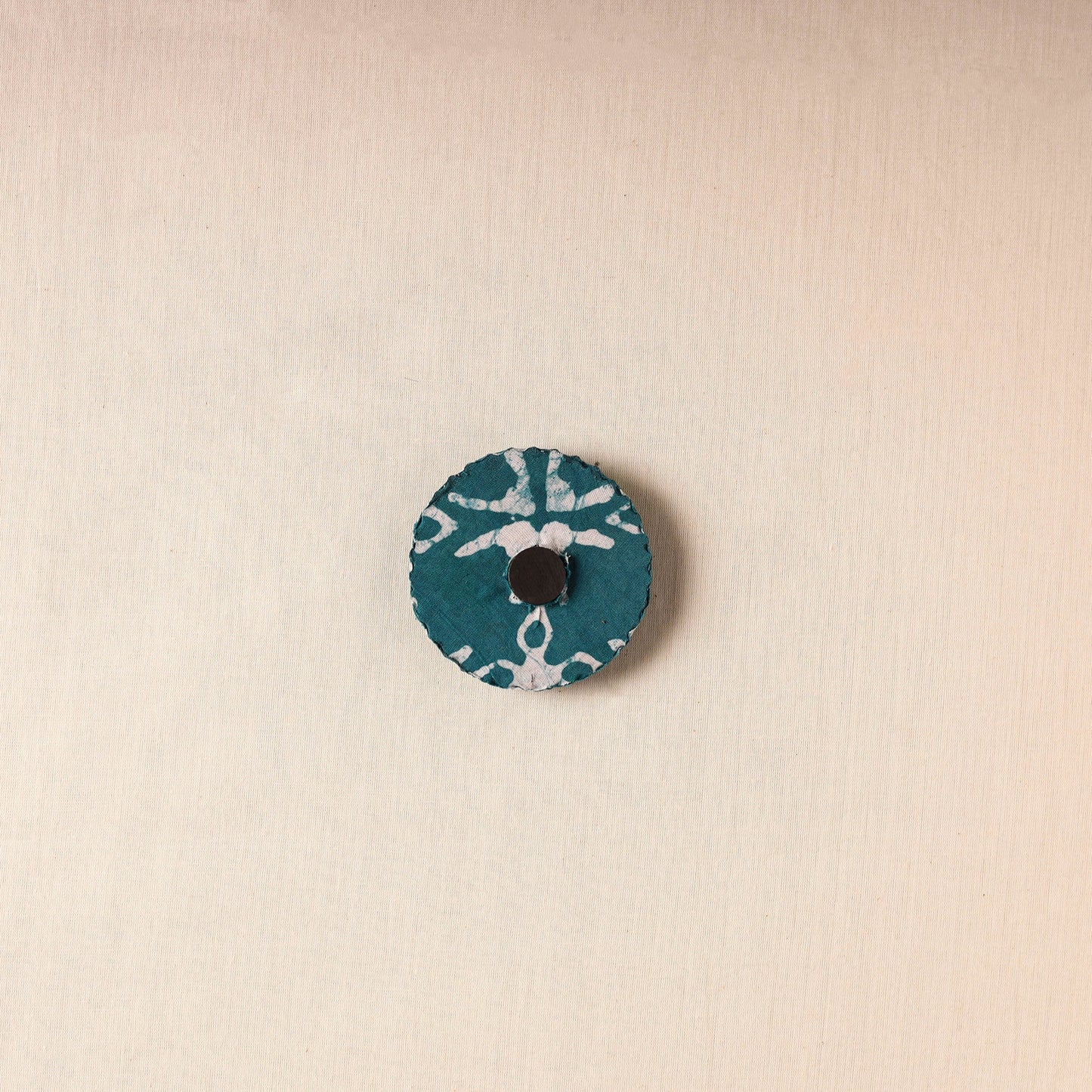 Elephant - Handmade Fabart Wooden Magnet
