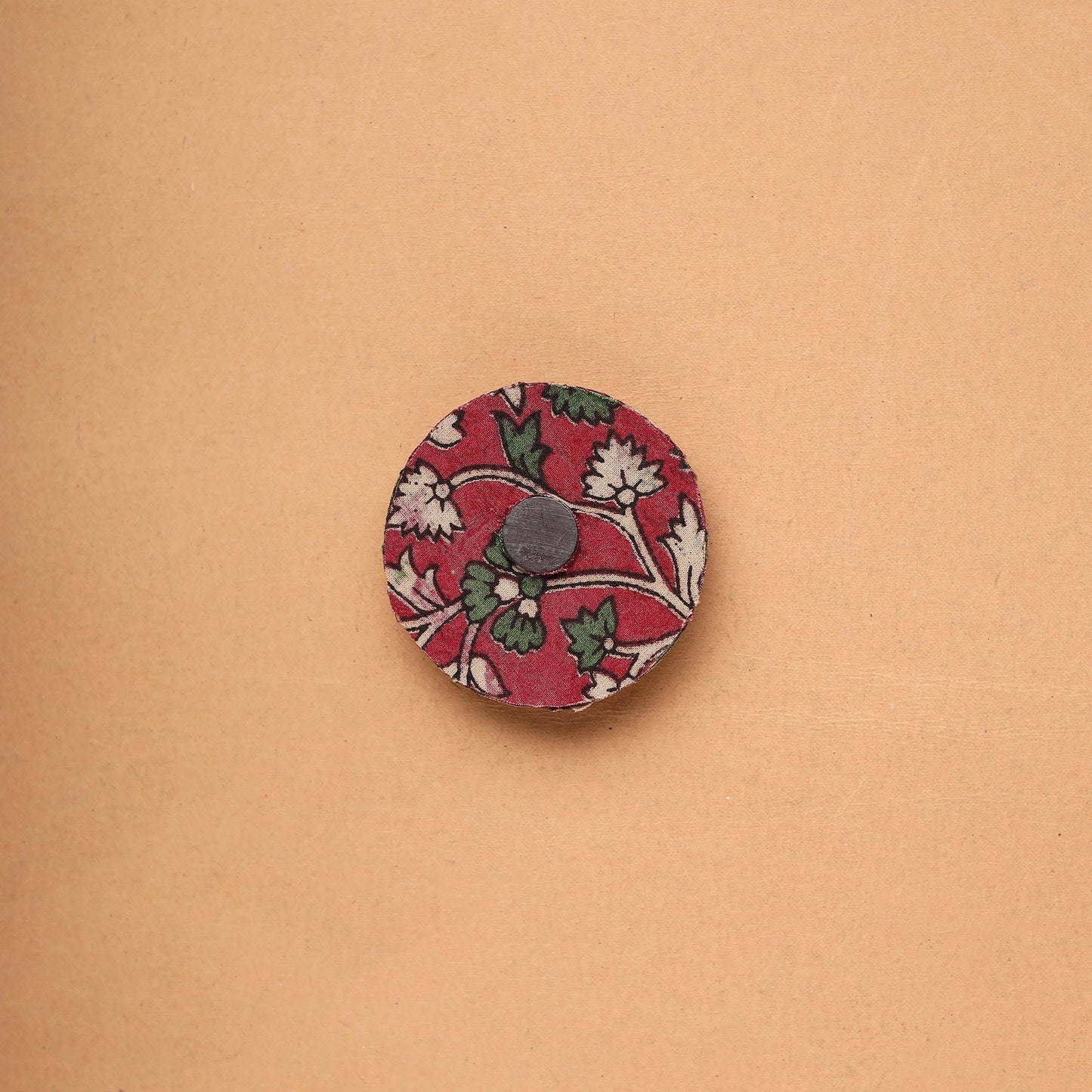 Elephant - Handmade Fabart Wooden Magnet
