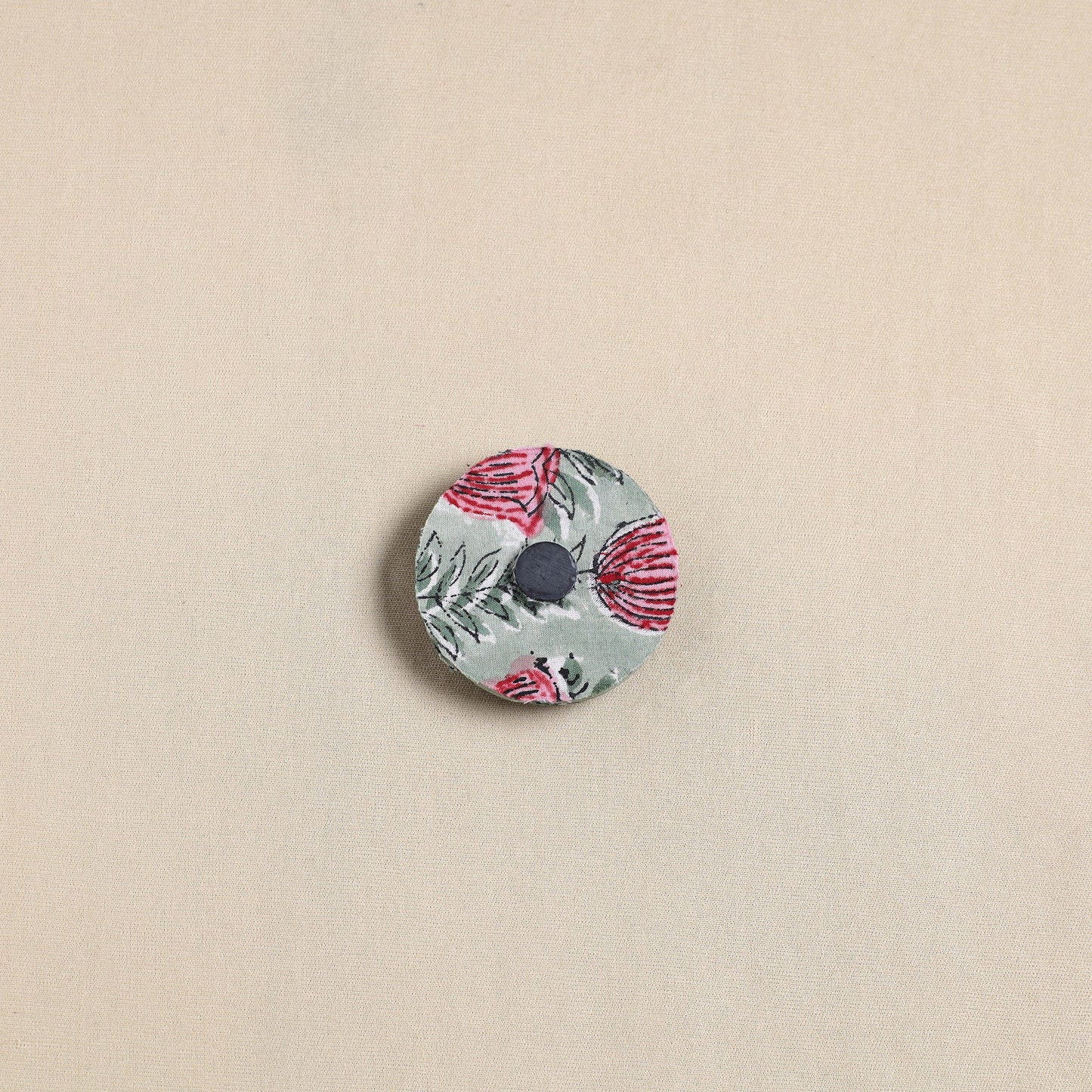 Elephant - Handmade Fabart Wooden Magnet