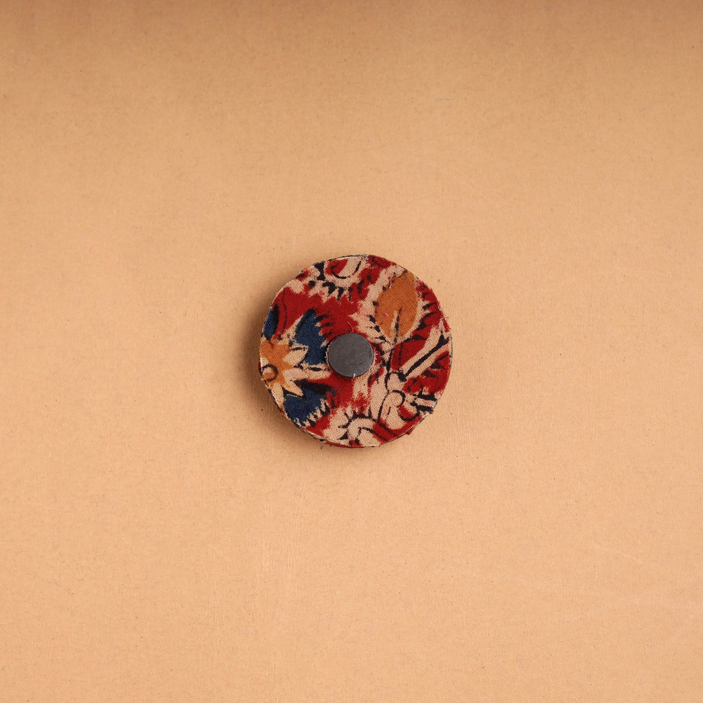 Elephant - Handmade Fabart Wooden Magnet
