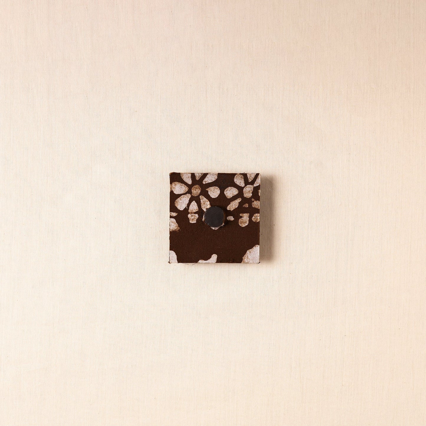Elephant - Handmade Fabart Wooden Magnet
