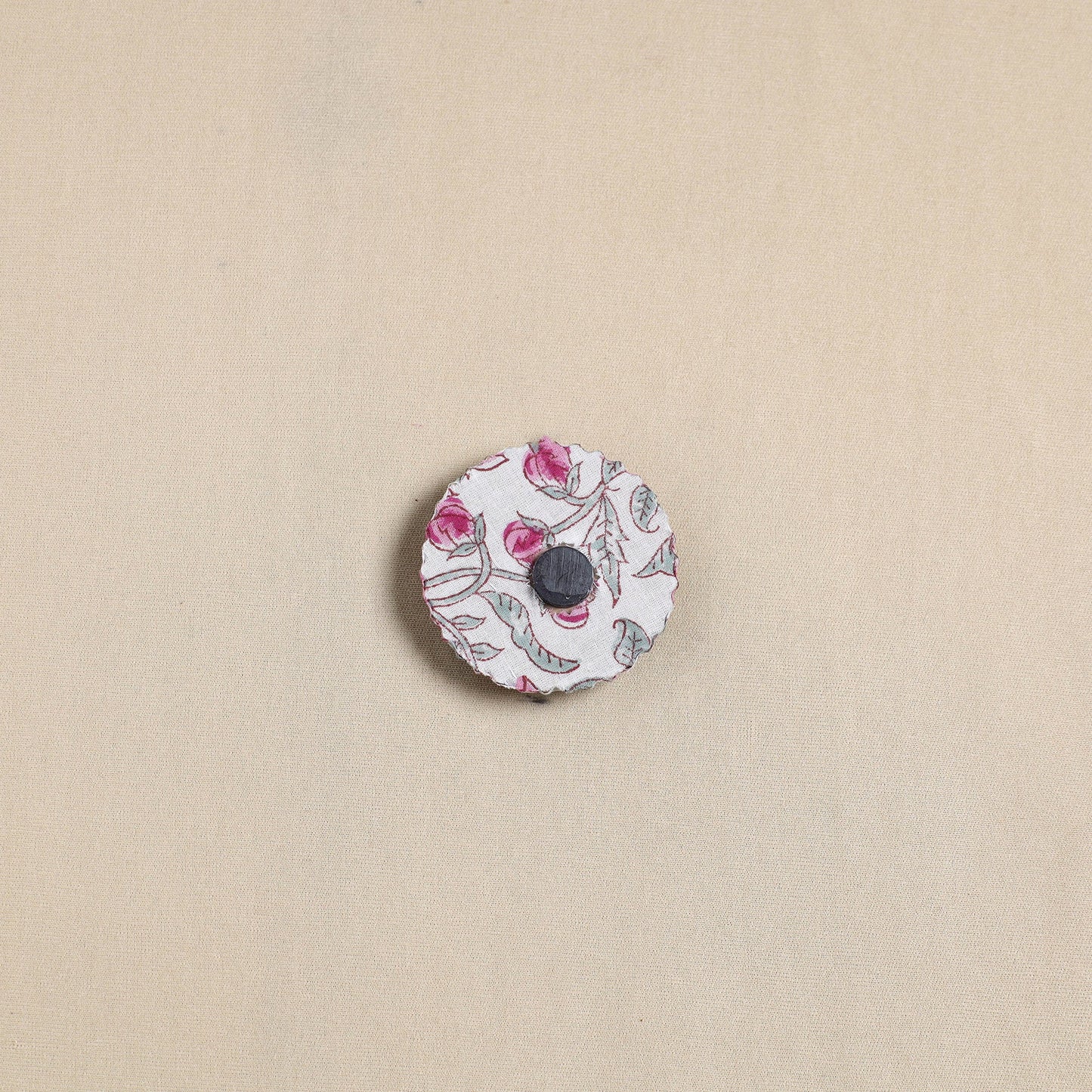 Elephant - Handmade Fabart Wooden Magnet