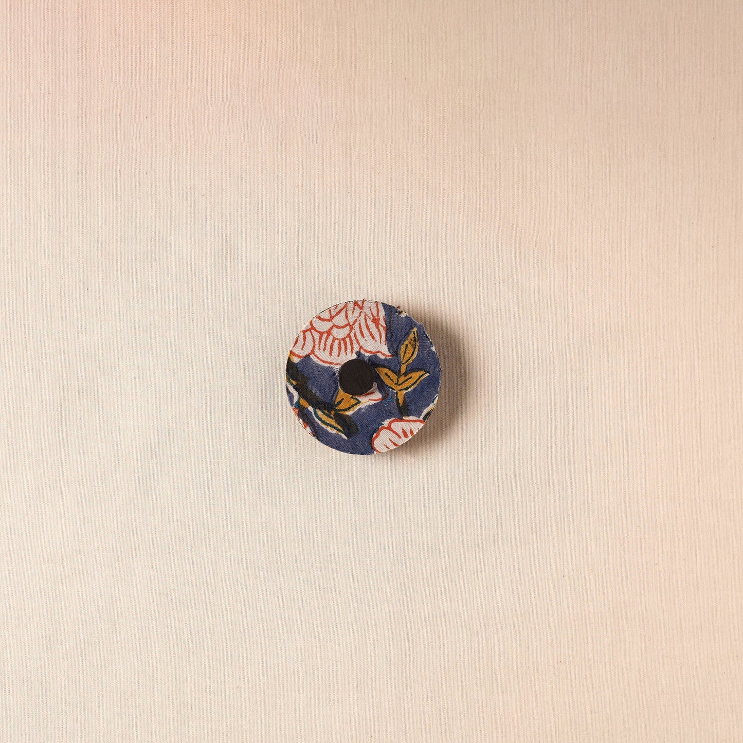 Elephant - Handmade Fabart Wooden Magnet
