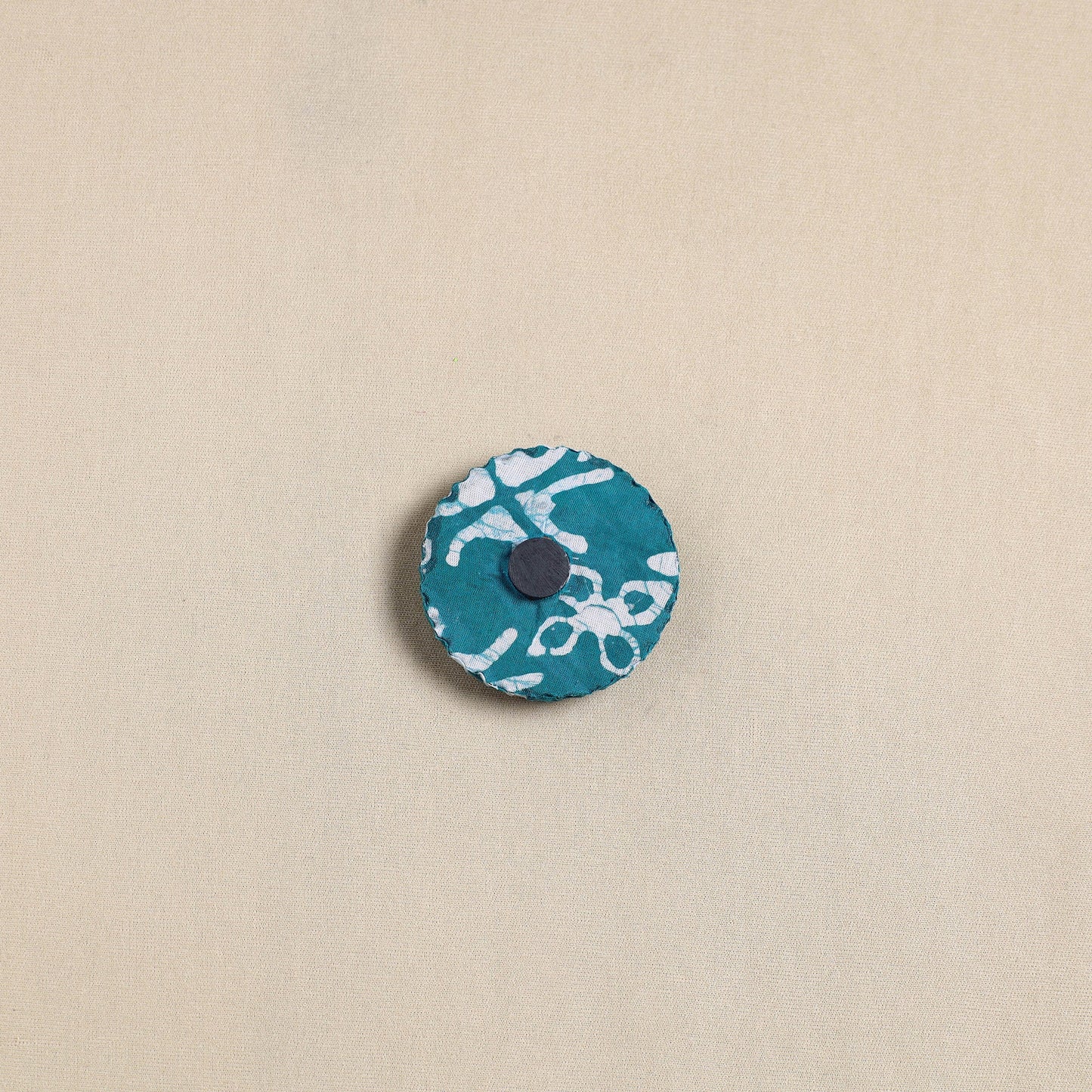 Elephant - Handmade Fabart Wooden Magnet