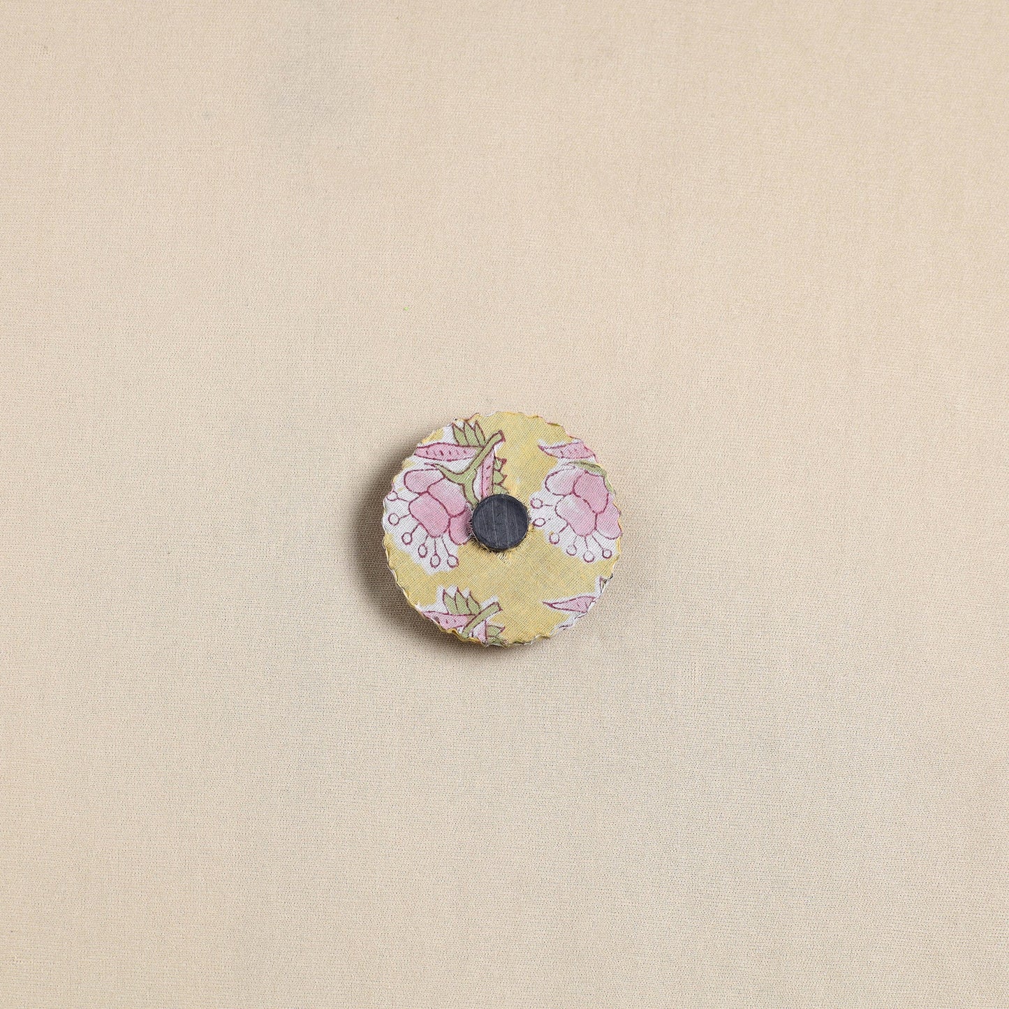 Elephant - Handmade Fabart Wooden Magnet