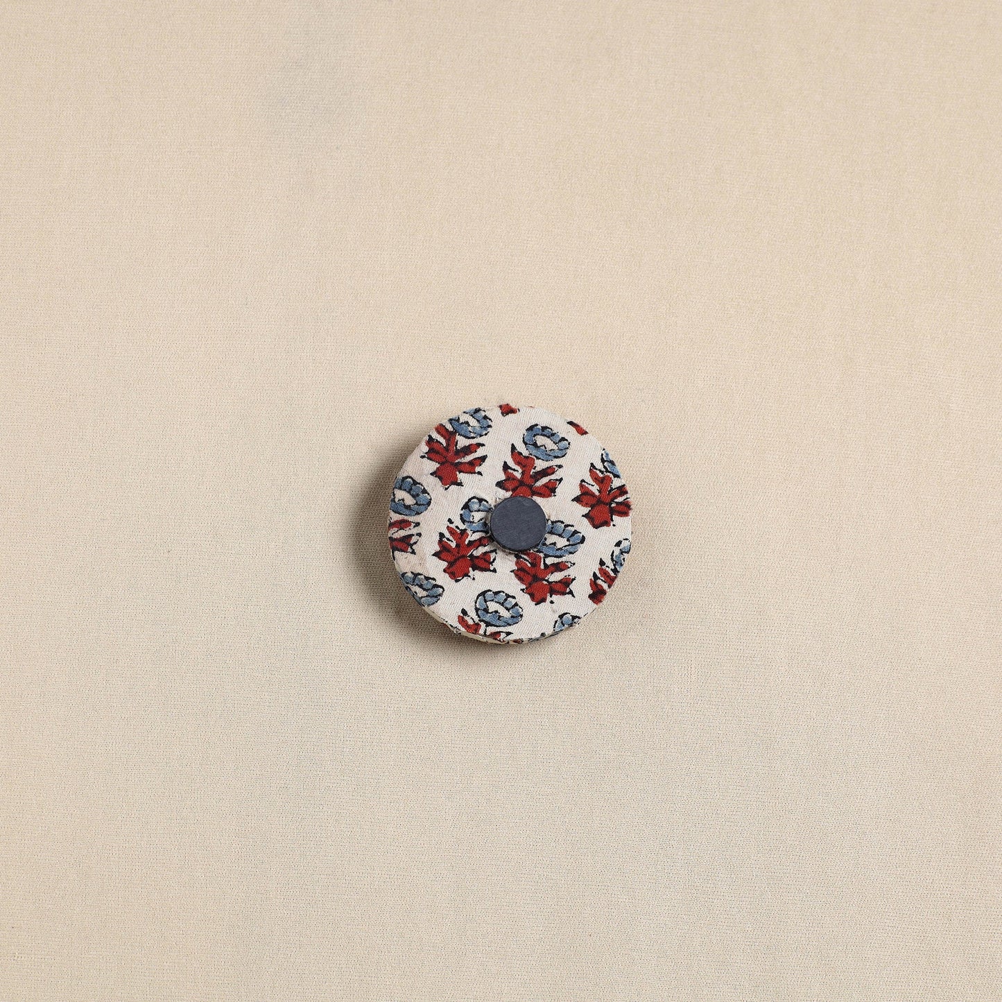 Elephant - Handmade Fabart Wooden Magnet
