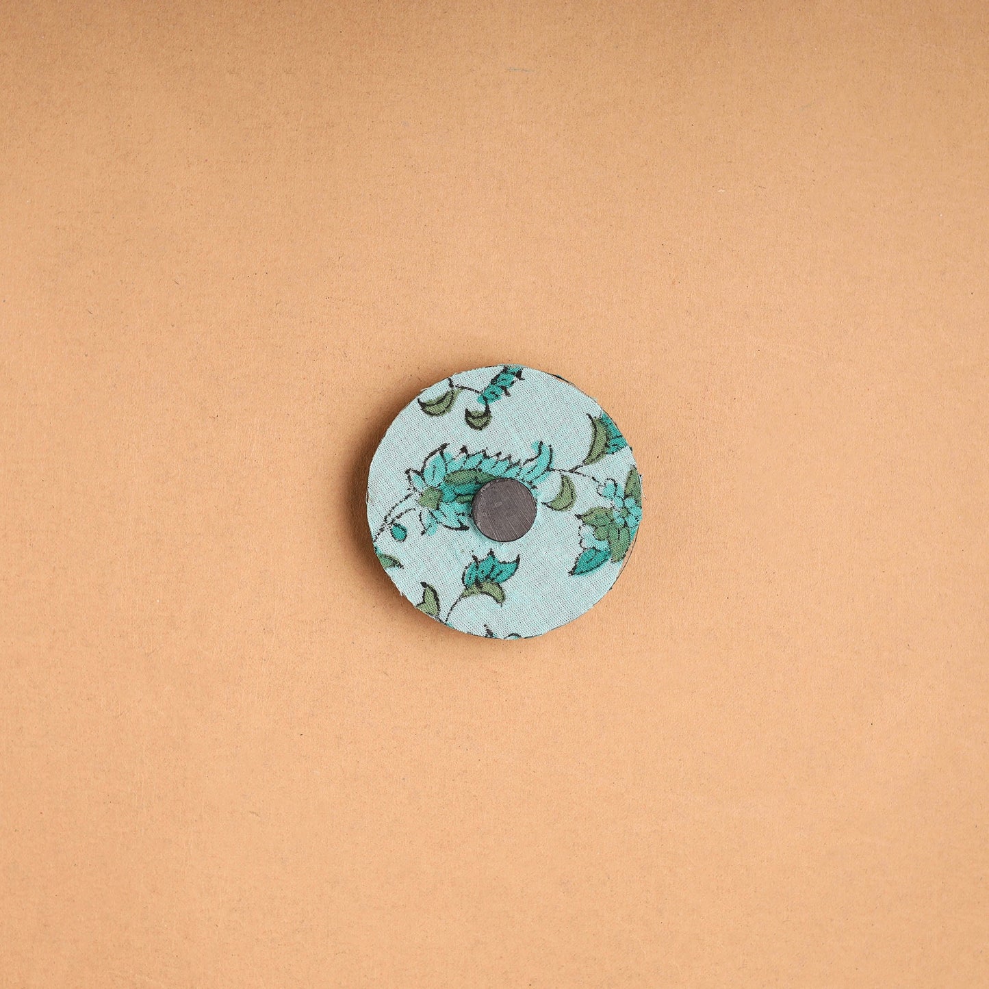 Elephant - Handmade Fabart Wooden Magnet