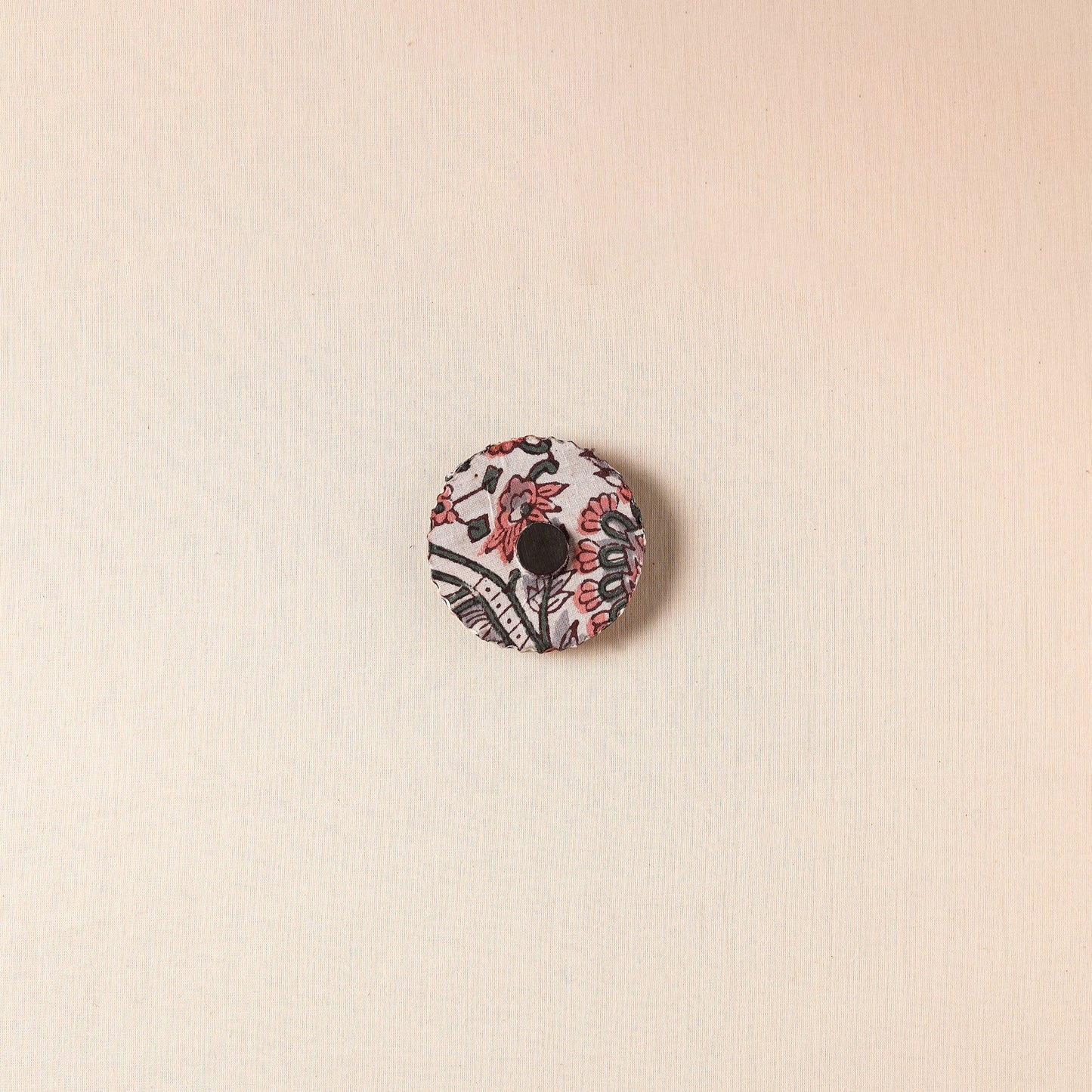 Elephant - Handmade Fabart Wooden Magnet