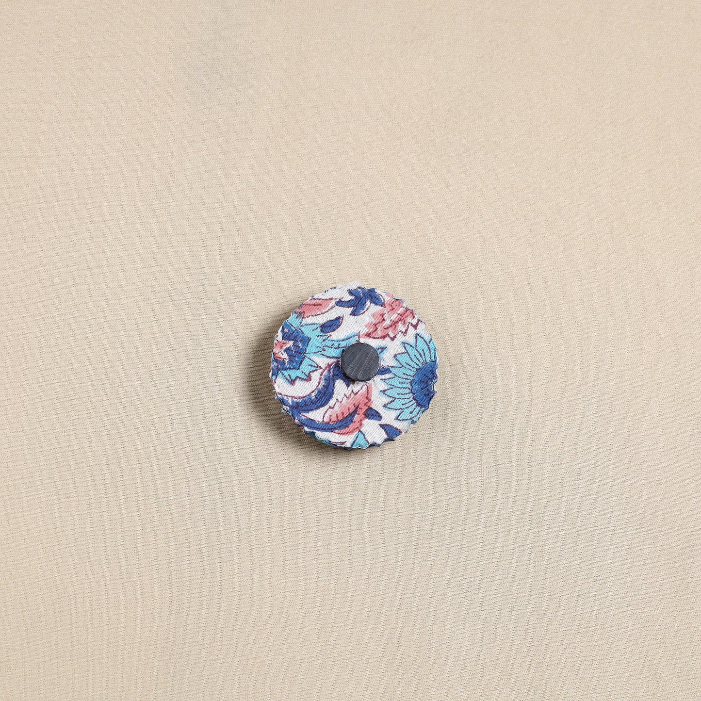 Elephant - Handmade Fabart Wooden Magnet