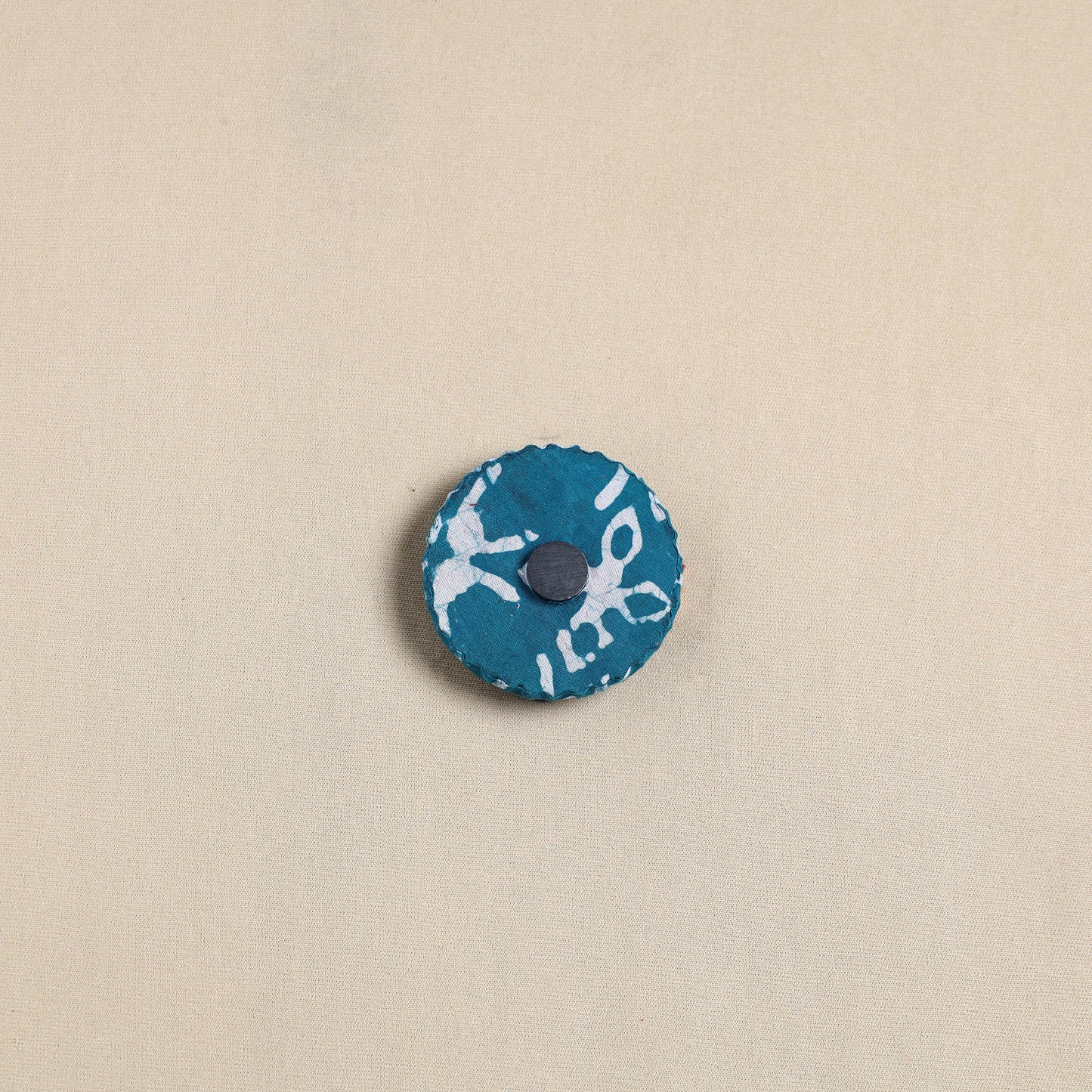 Elephant - Handmade Fabart Wooden Magnet