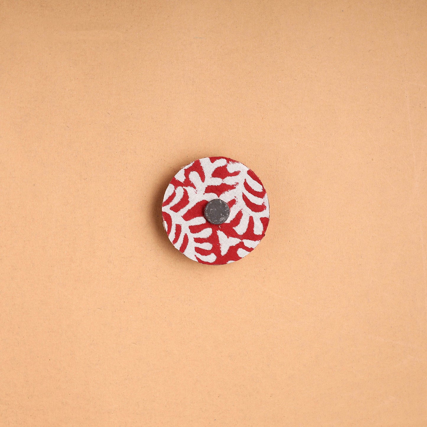 Elephant - Handmade Fabart Wooden Magnet
