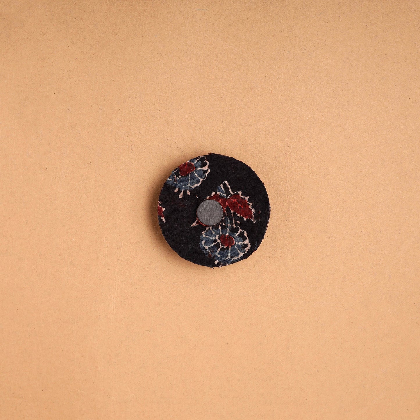 Elephant - Handmade Fabart Wooden Magnet