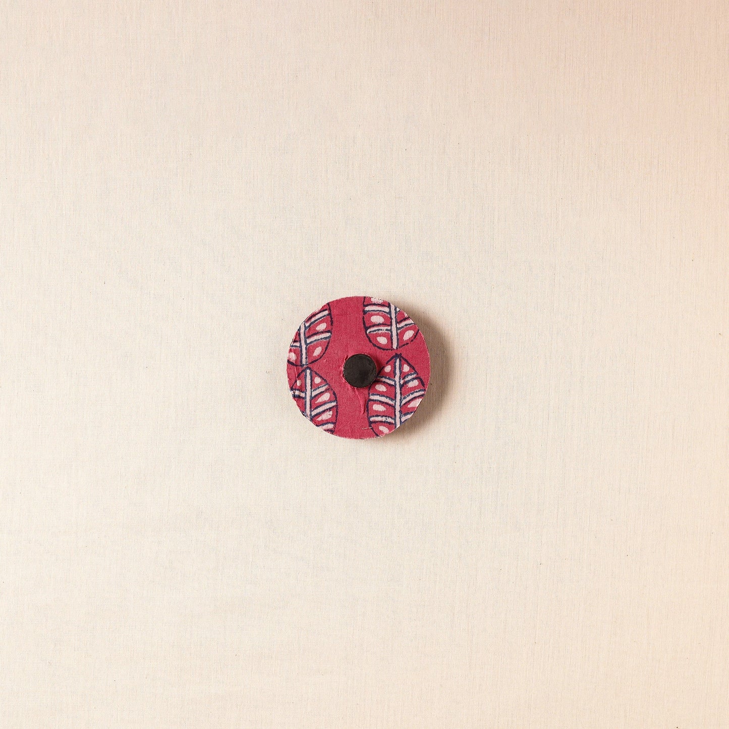 Elephant - Handmade Fabart Wooden Magnet