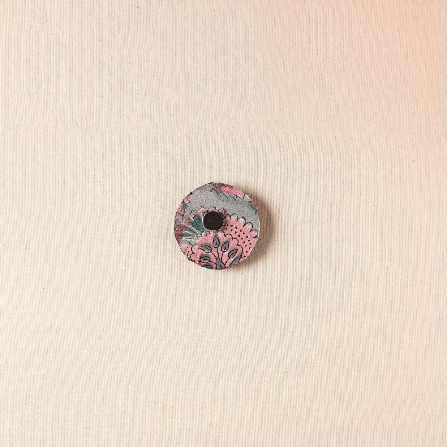 Elephant - Handmade Fabart Wooden Magnet