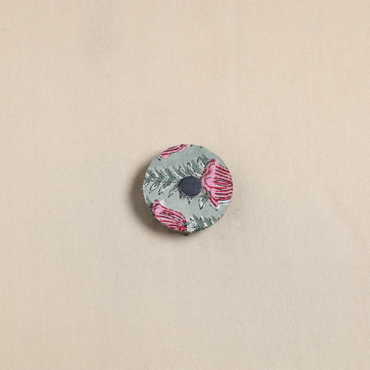 Elephant - Handmade Fabart Wooden Magnet