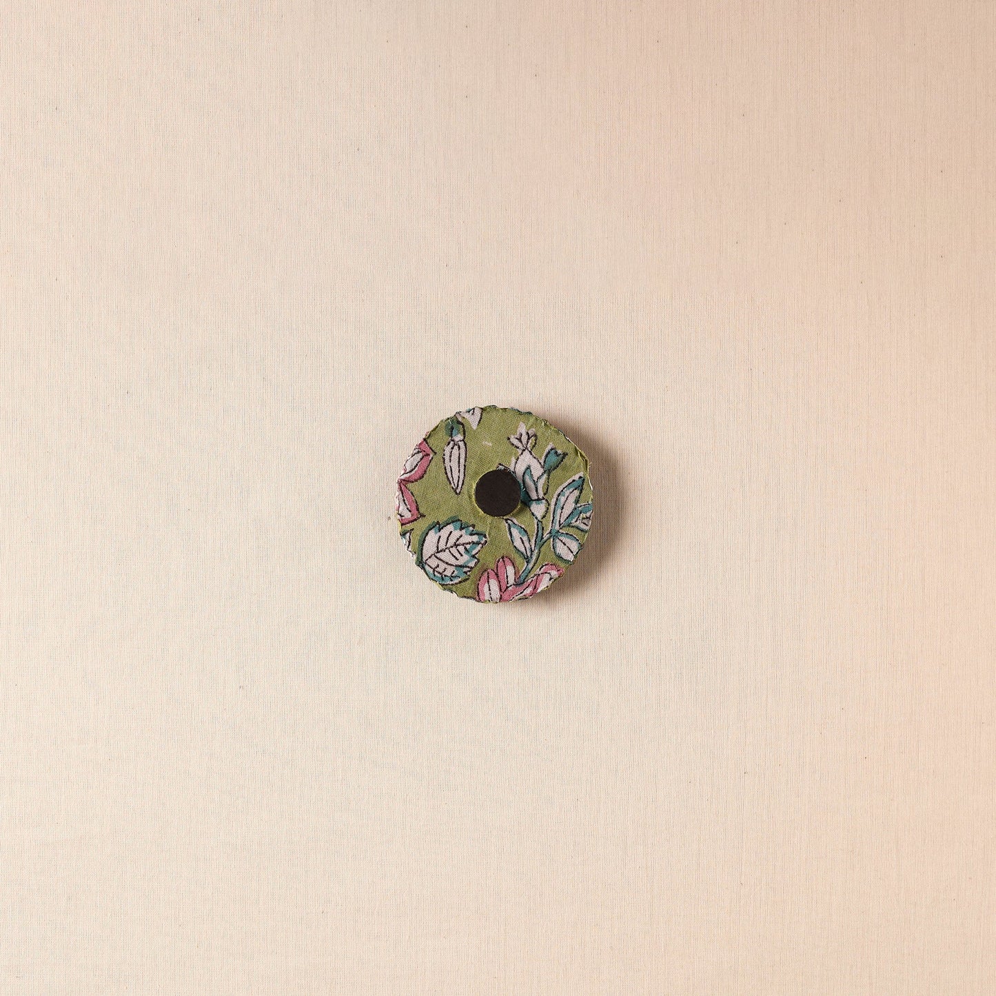 Elephant - Handmade Fabart Wooden Magnet