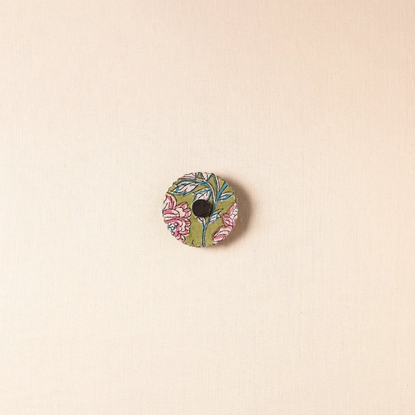 Elephant - Handmade Fabart Wooden Magnet