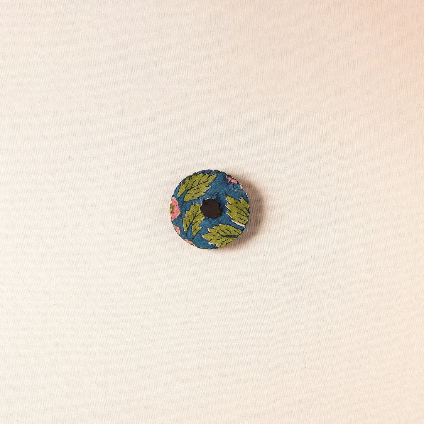 Elephant - Handmade Fabart Wooden Magnet