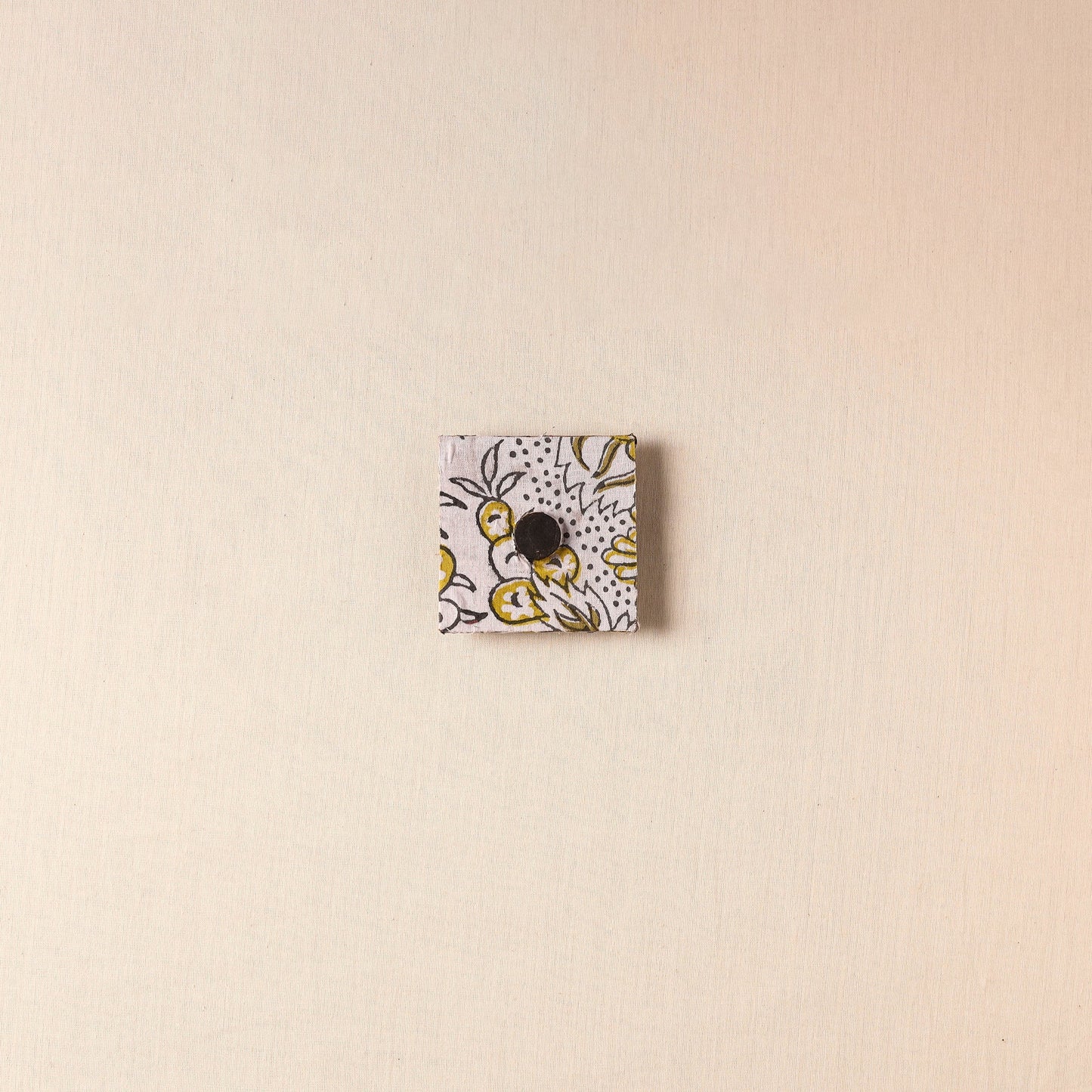 Elephant - Handmade Fabart Wooden Magnet