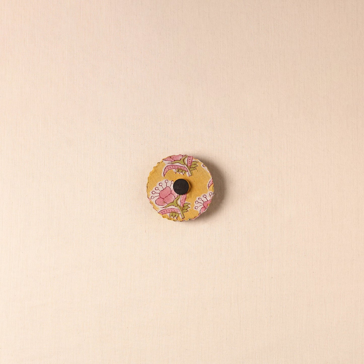 Elephant - Handmade Fabart Wooden Magnet