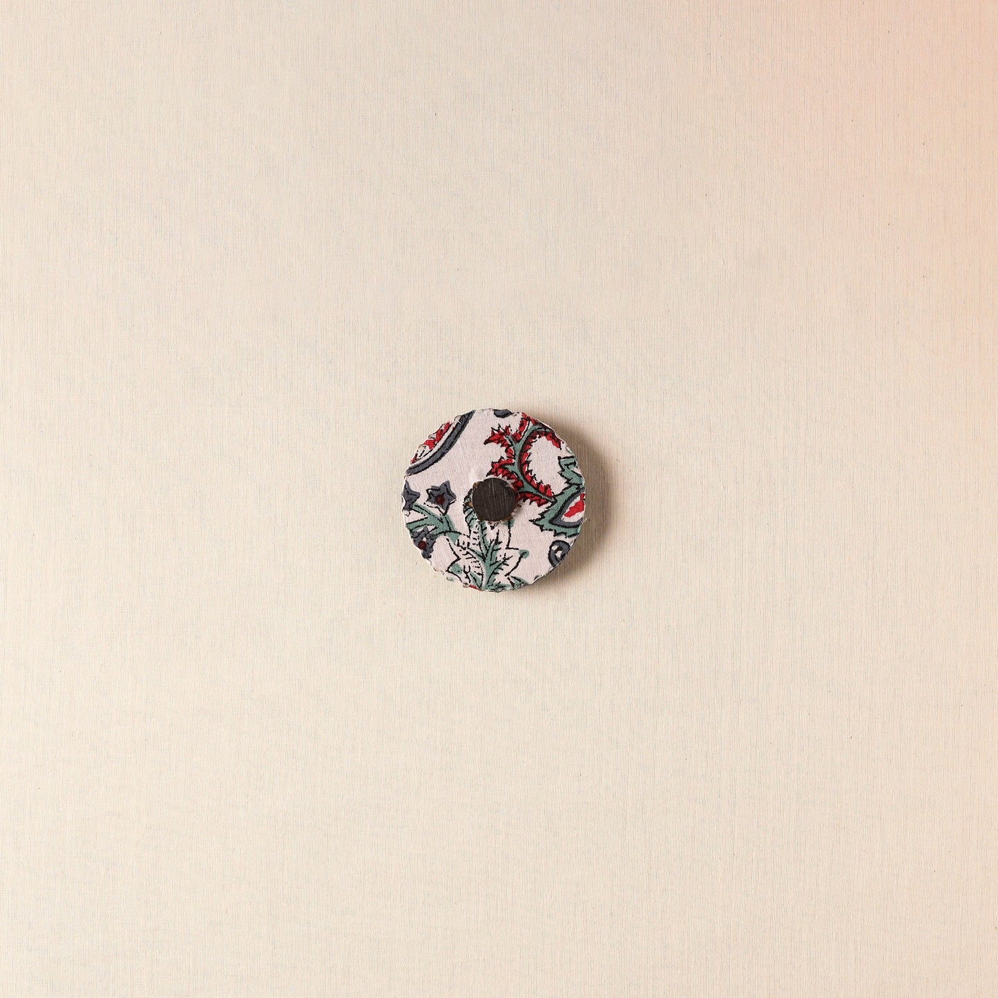 Elephant - Handmade Fabart Wooden Magnet