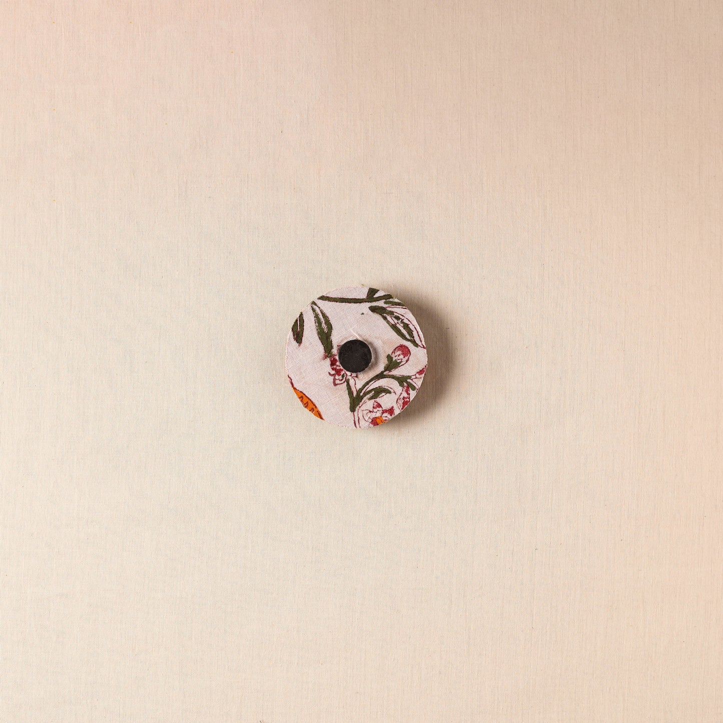 Elephant - Handmade Fabart Wooden Magnet