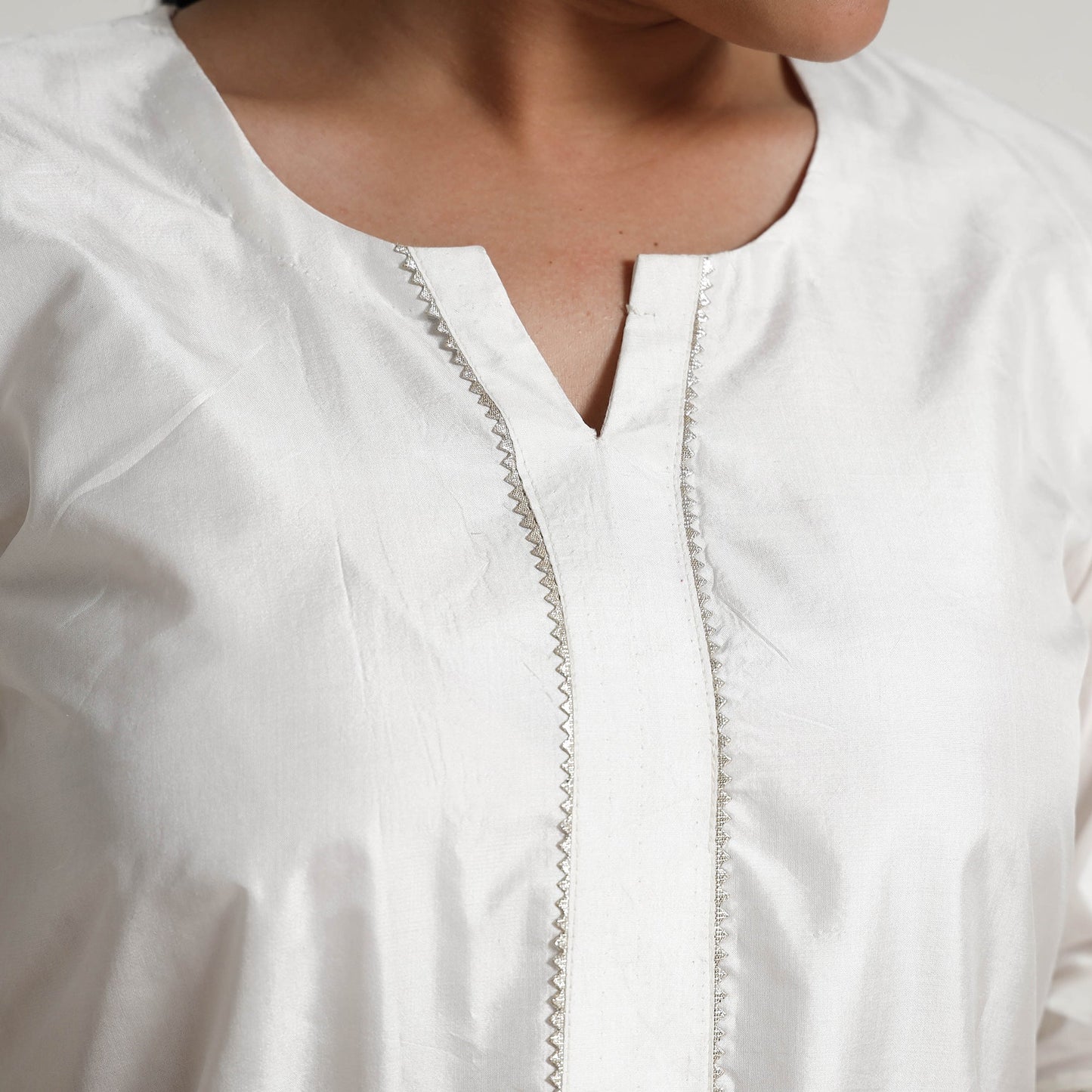 Buy Ethnic Plain Pure Silk Kurta for Women