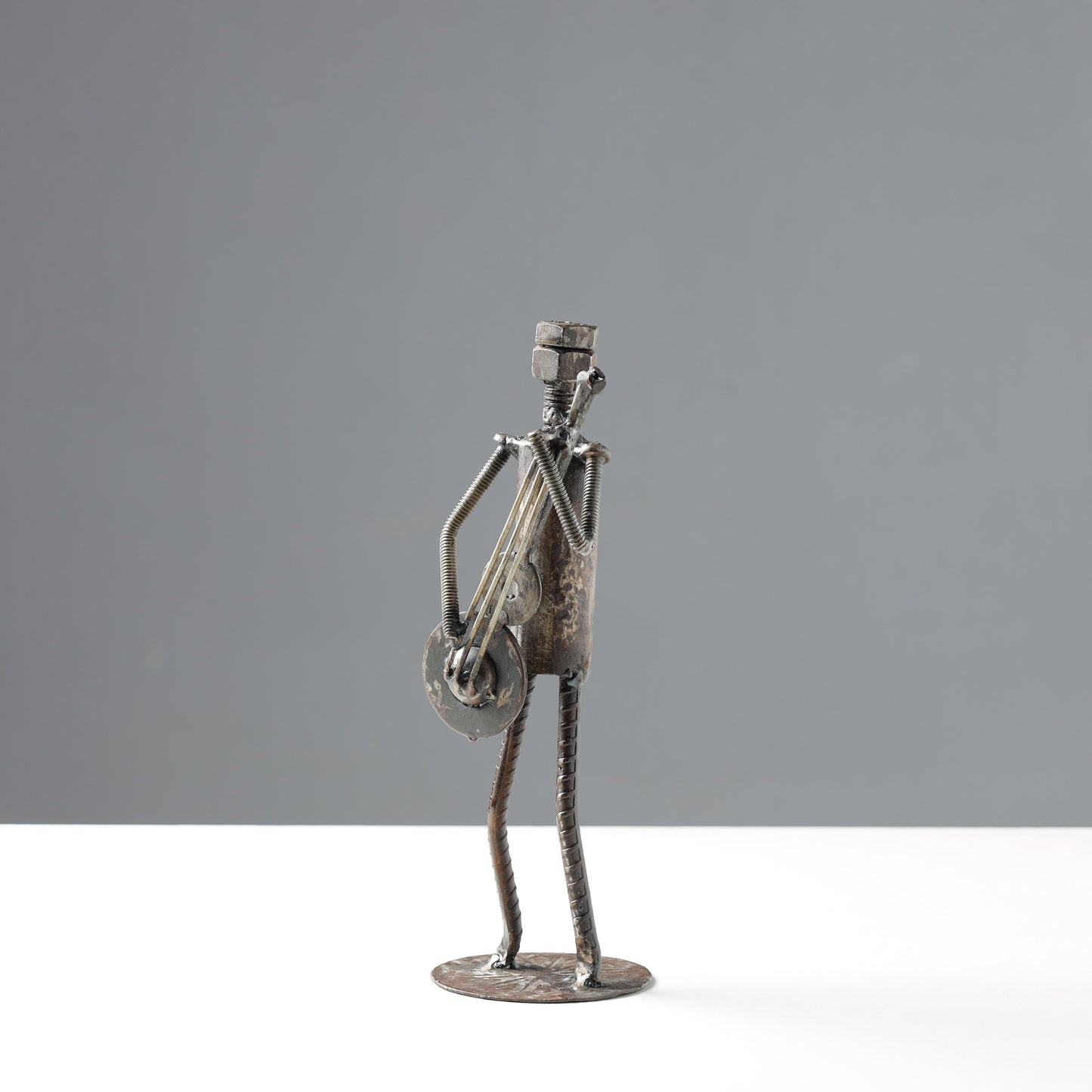 Handmade Recycled Metal Sculpture by Debabrata Ruidas
