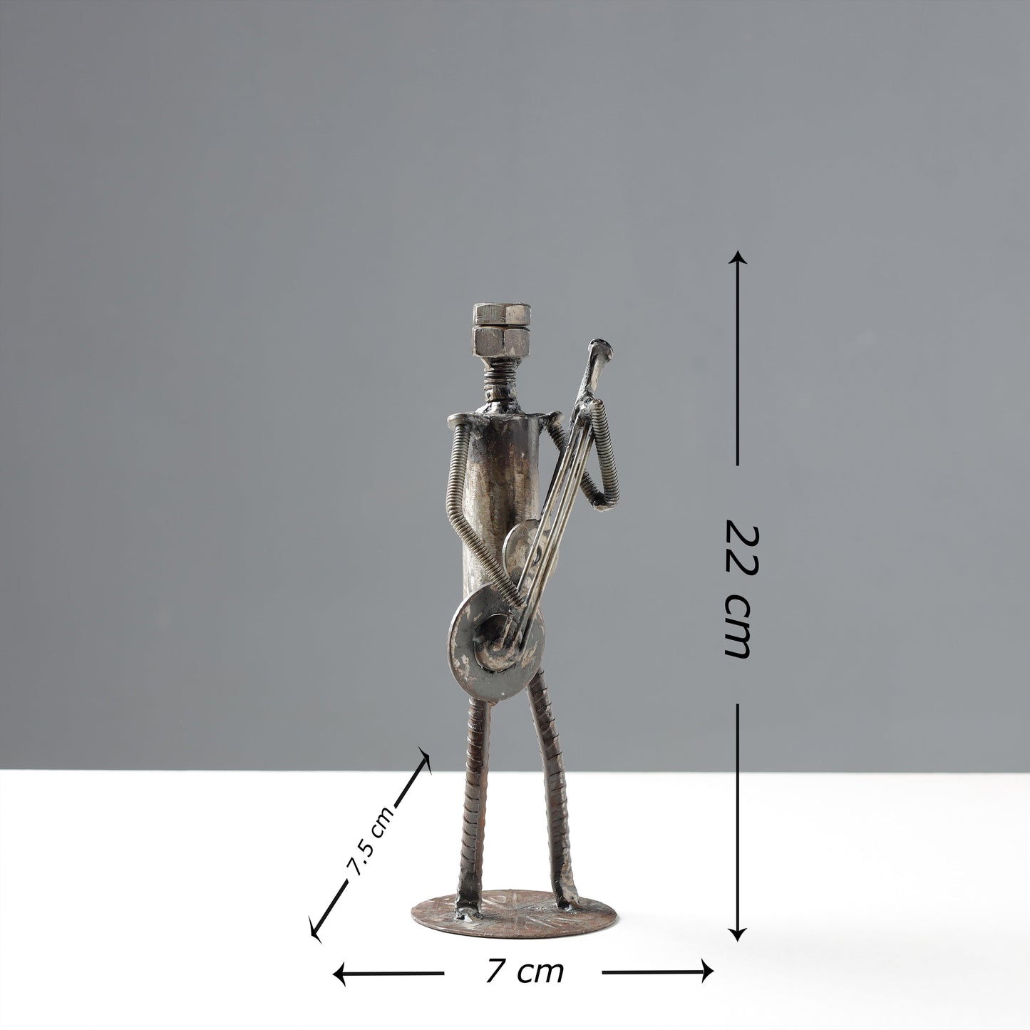 Handmade Recycled Metal Sculpture by Debabrata Ruidas