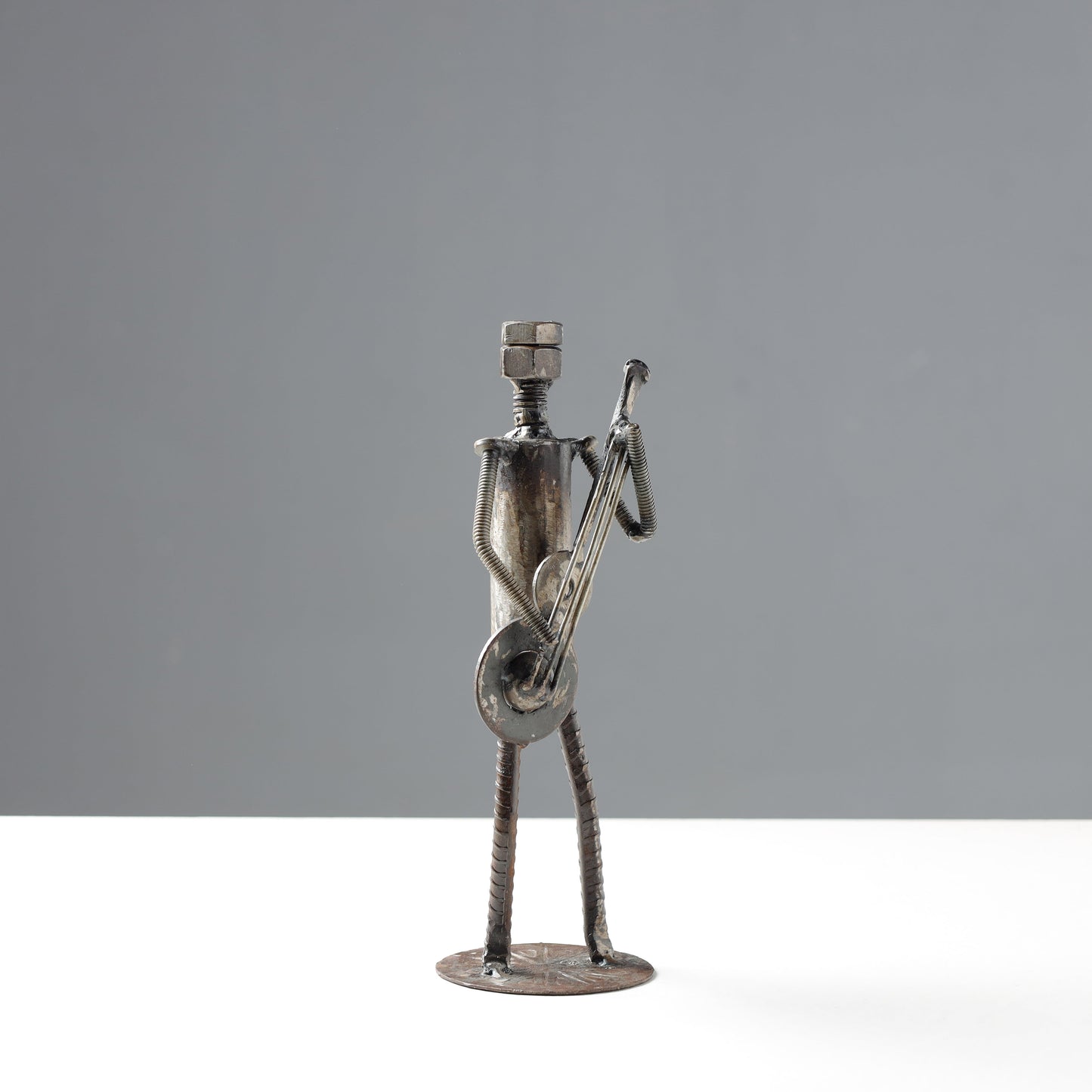 Handmade Recycled Metal Sculpture by Debabrata Ruidas